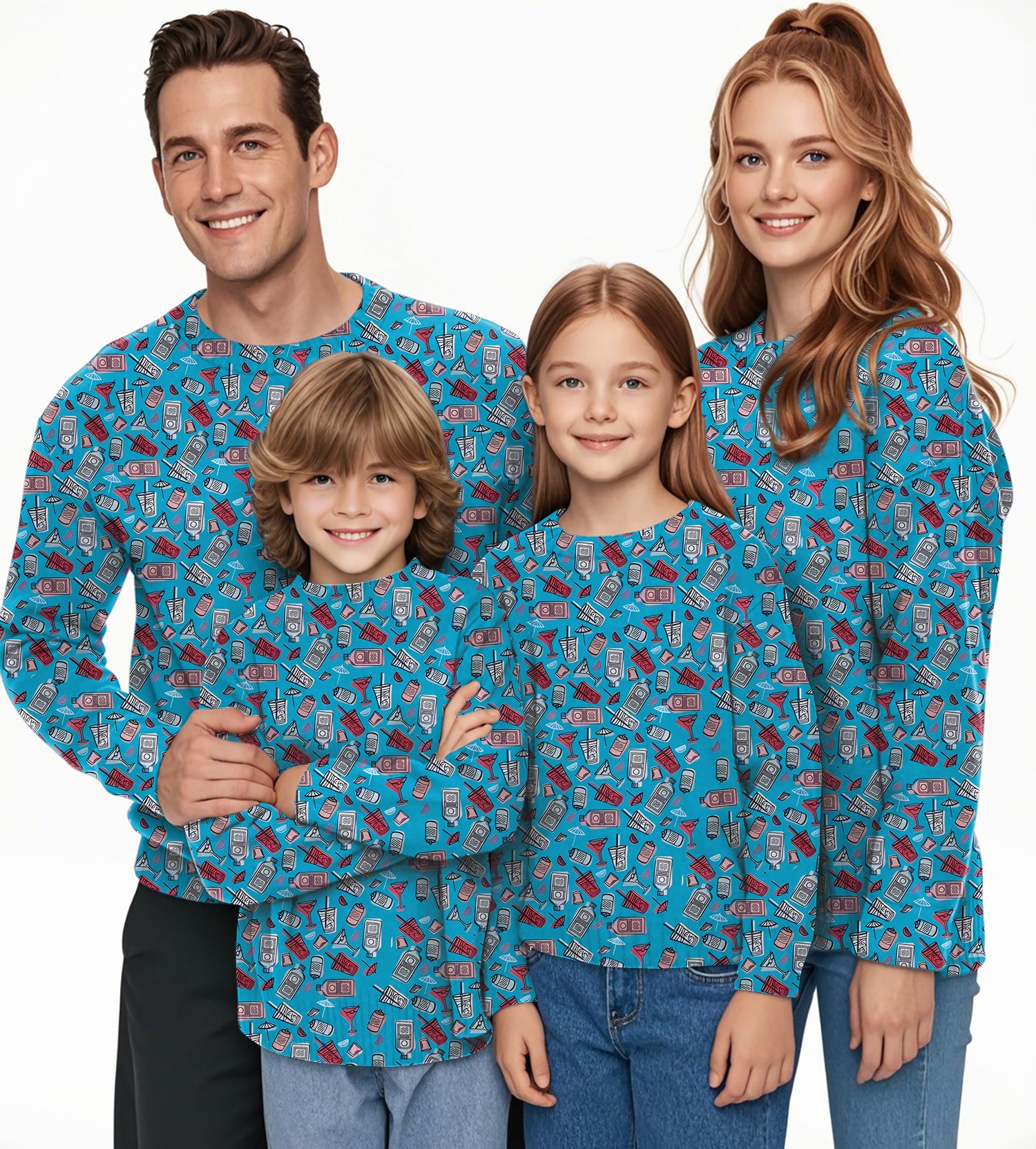 DAY DRINKER Crewneck Pullover Ugly Sweater Men Women boy girl family