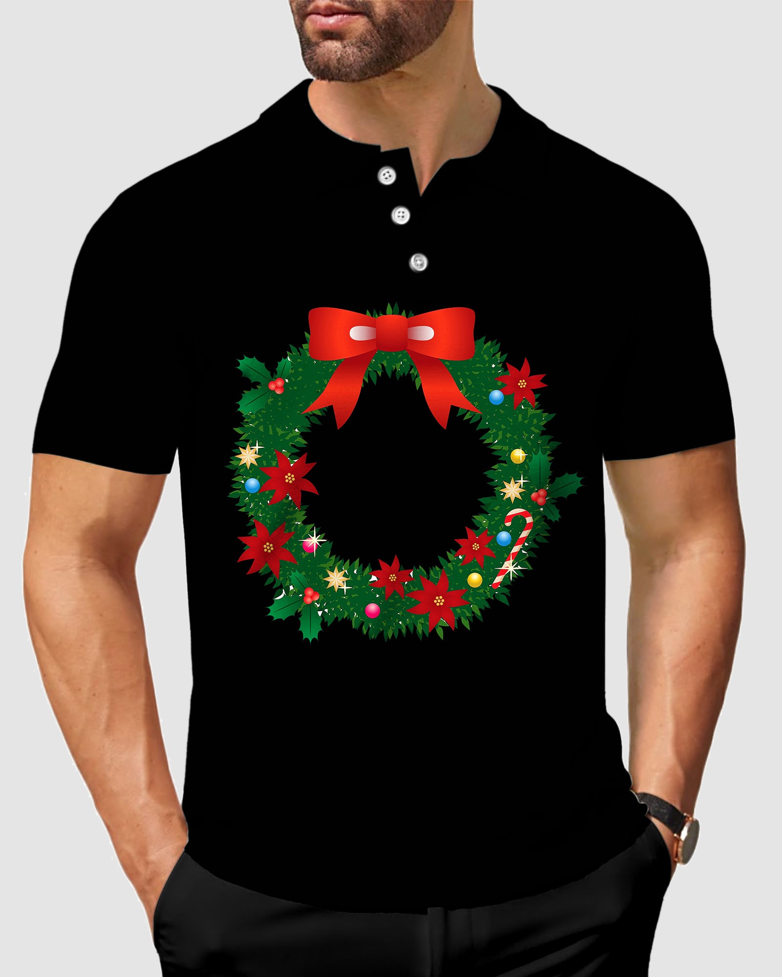 Men's Marry Christmas Polo