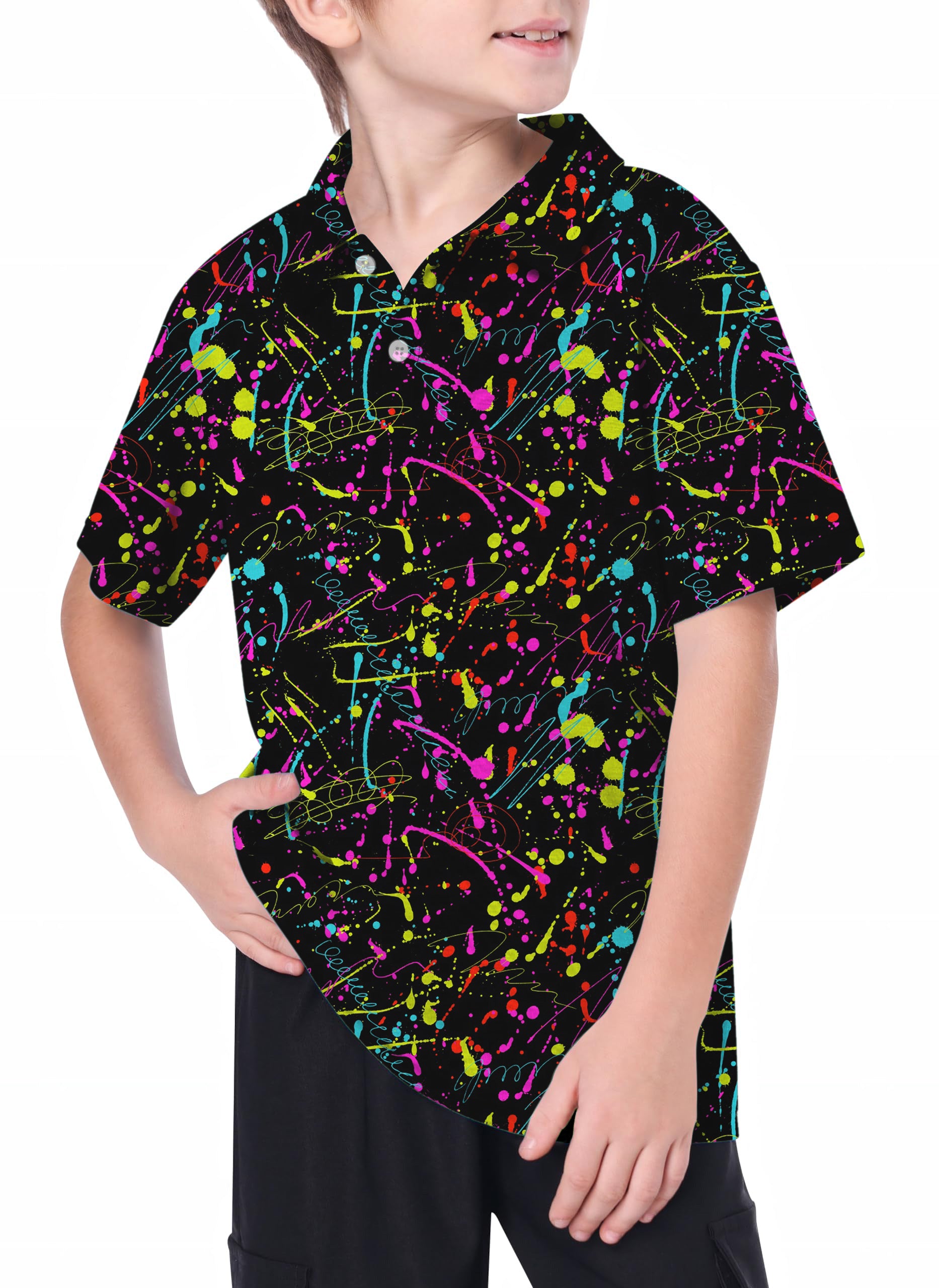 Youth Color printing Golf Polo