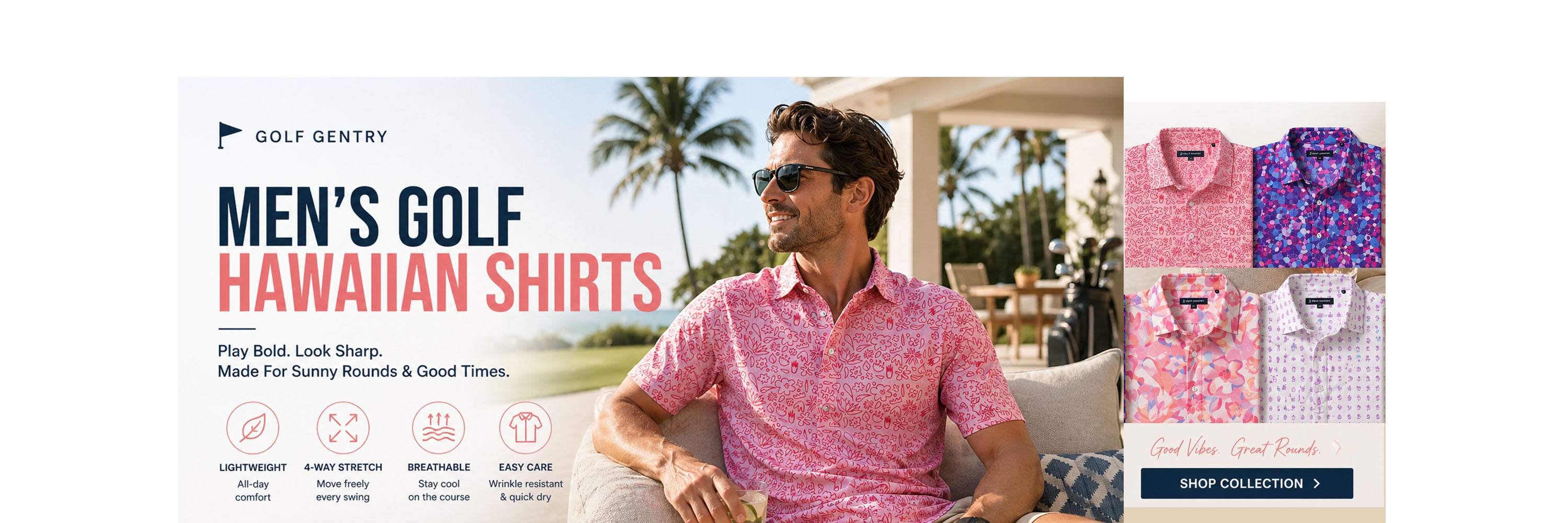 Golf Hawaiian Shirts