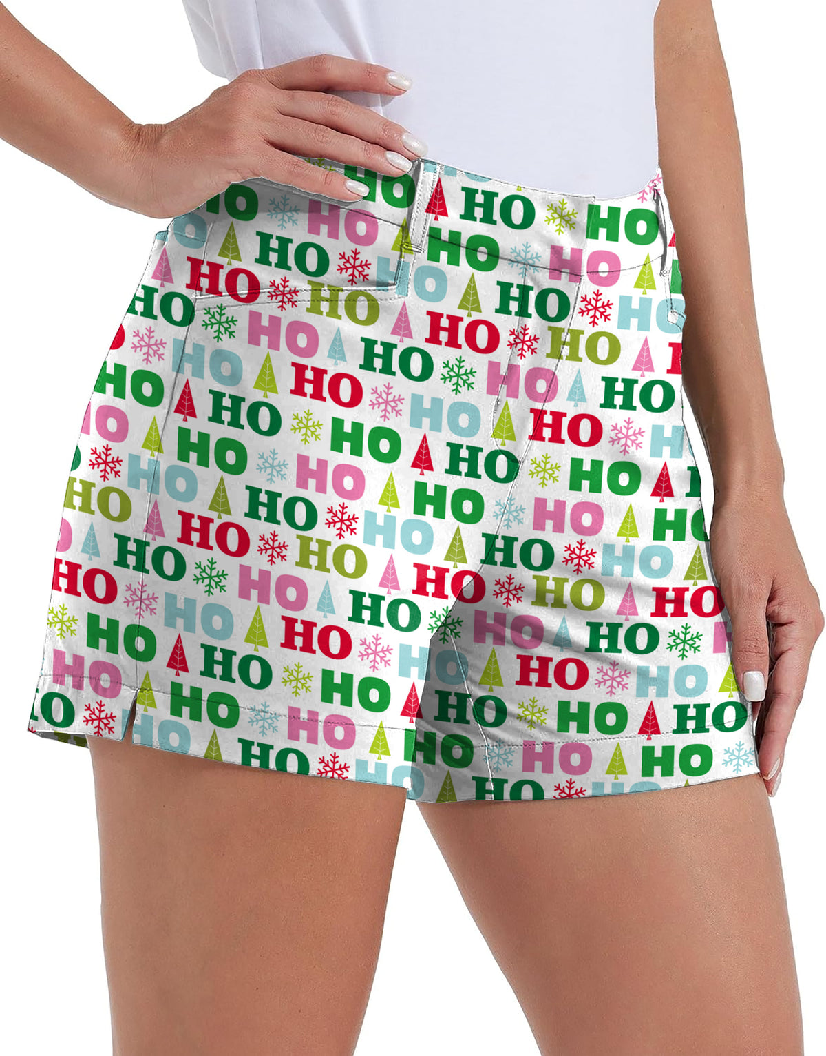 Christmas HO Polo Own Logo 4.5/7/10 Golf Shorts Quick-Drying Woman Outdoor Casual Shorts With Pockets Waterproof