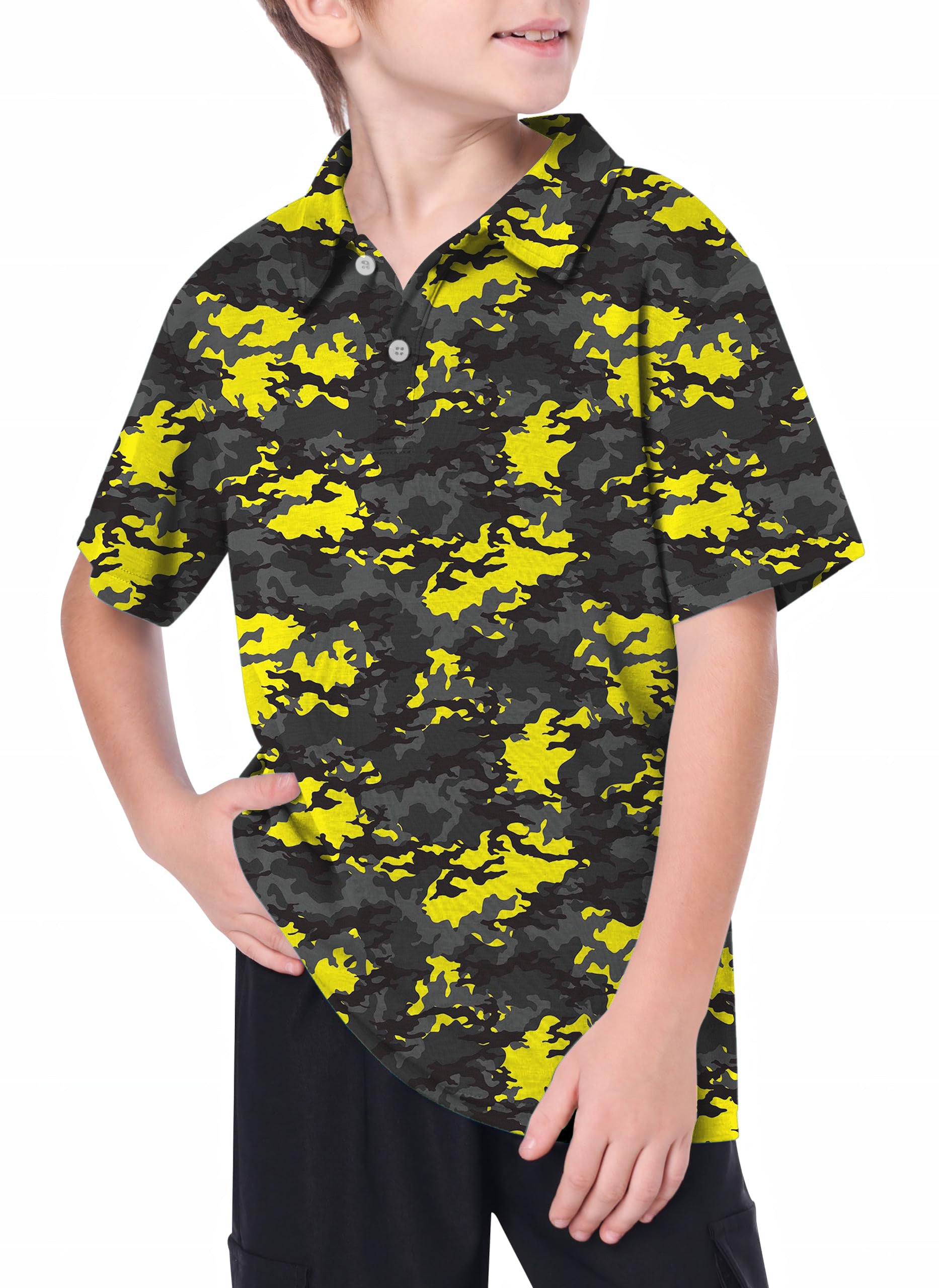 Youth Camouflage Golf Polo