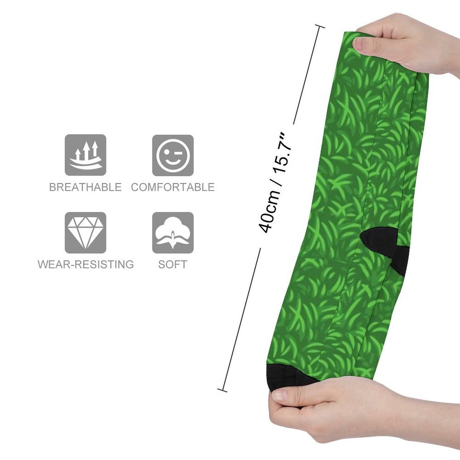 On The Greens Prined socks Gifts for Men Women