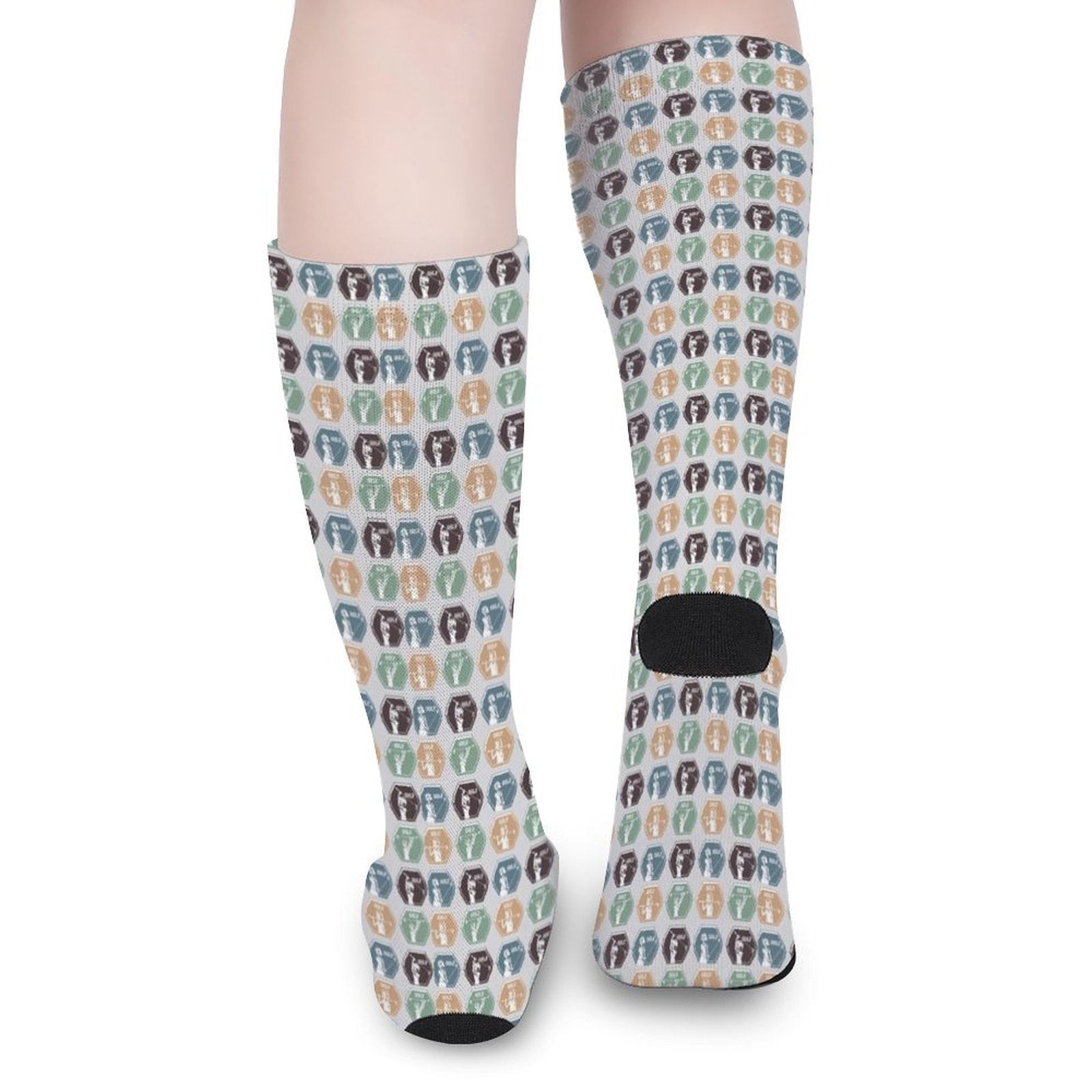 Golf posture Prined socks Gifts for Men Women