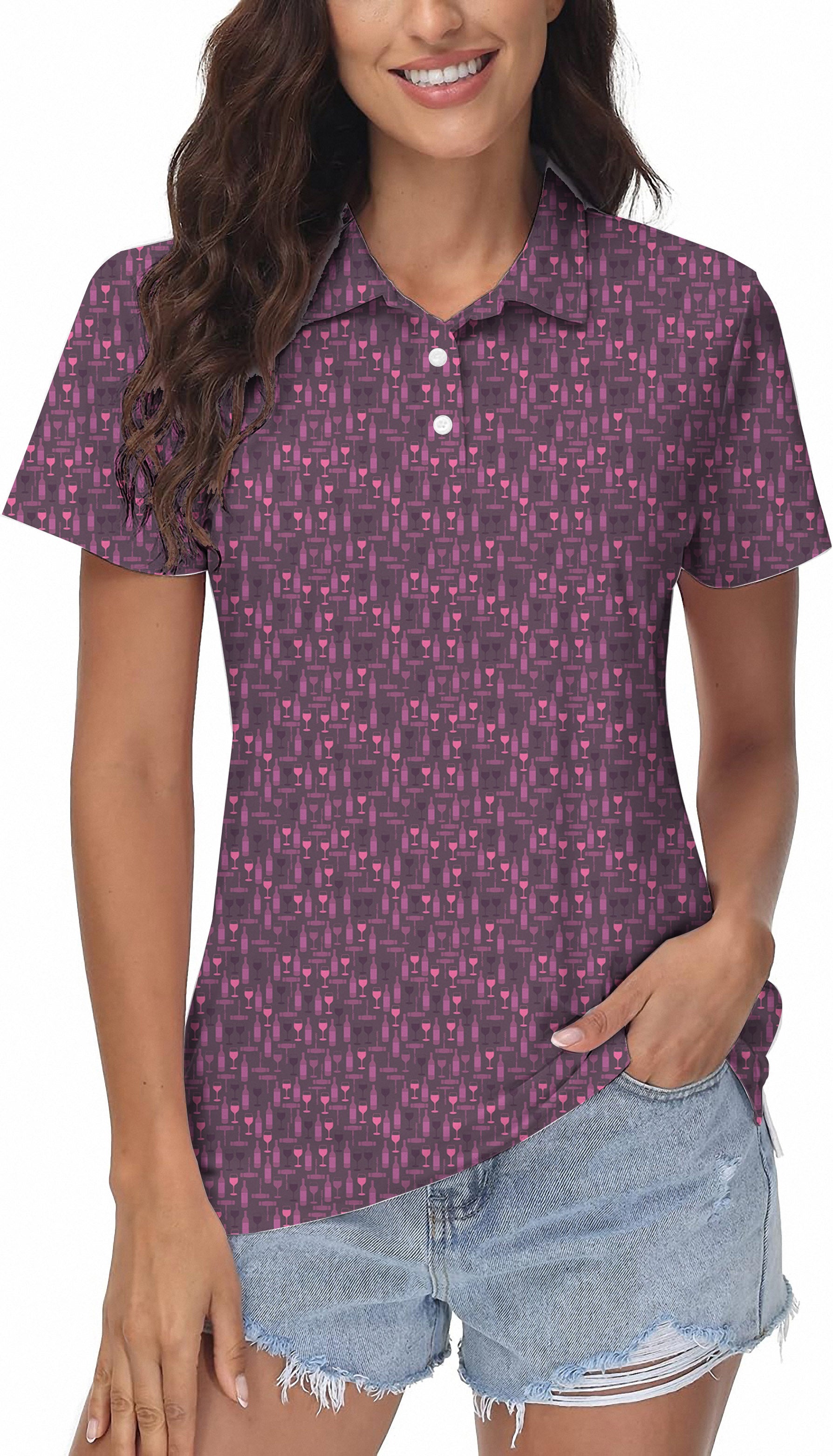 Wine Life Women's Golf Polo