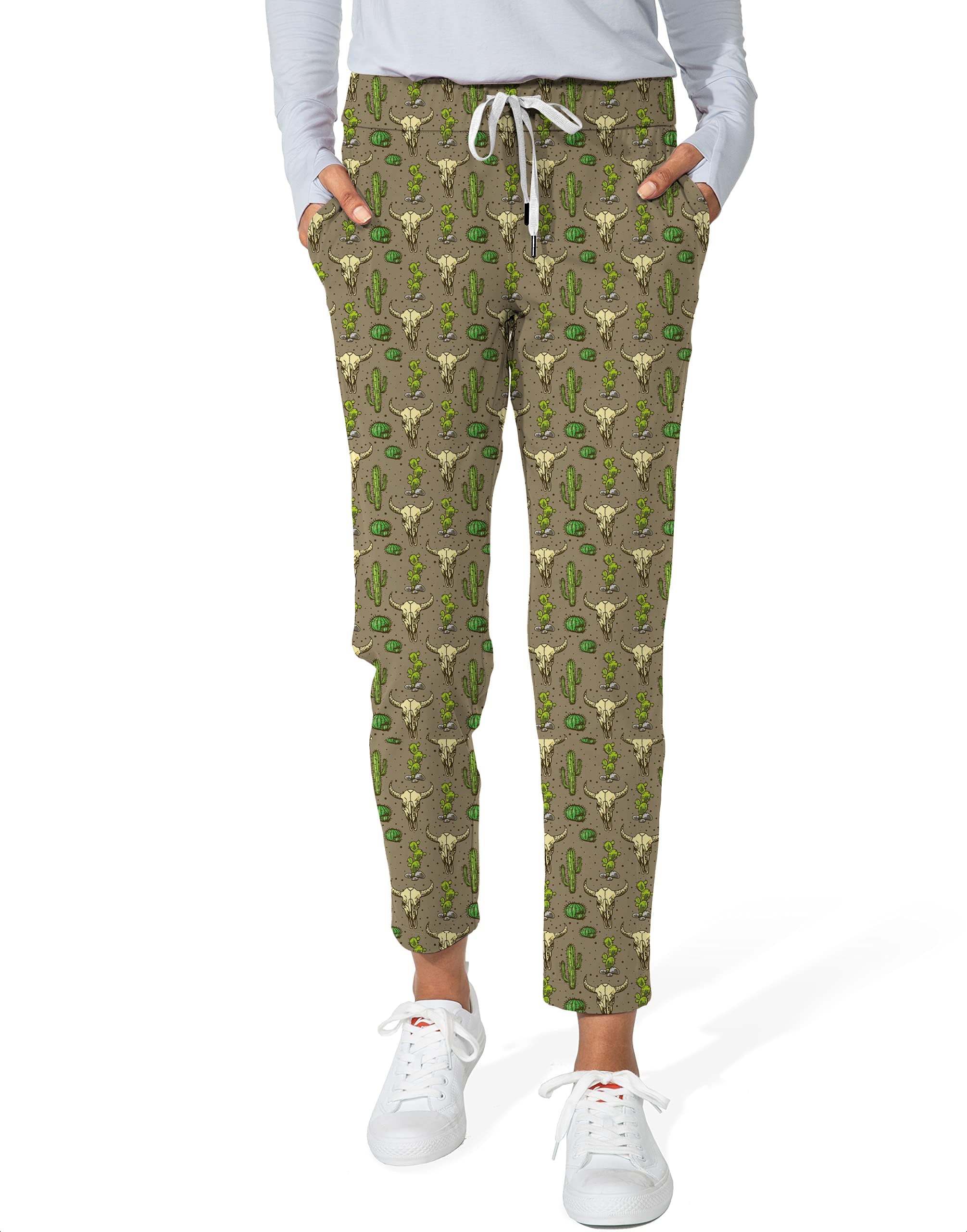 deep in the dessert-Women's 7/8 Stretch Ankle Golf Pants