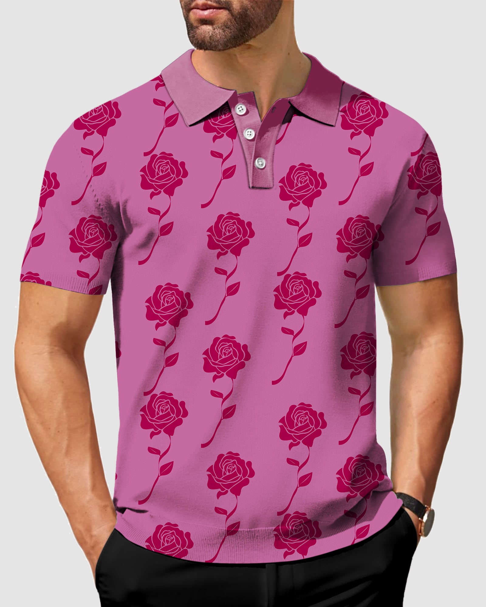 Men's Red Roses Limited Edition Polo