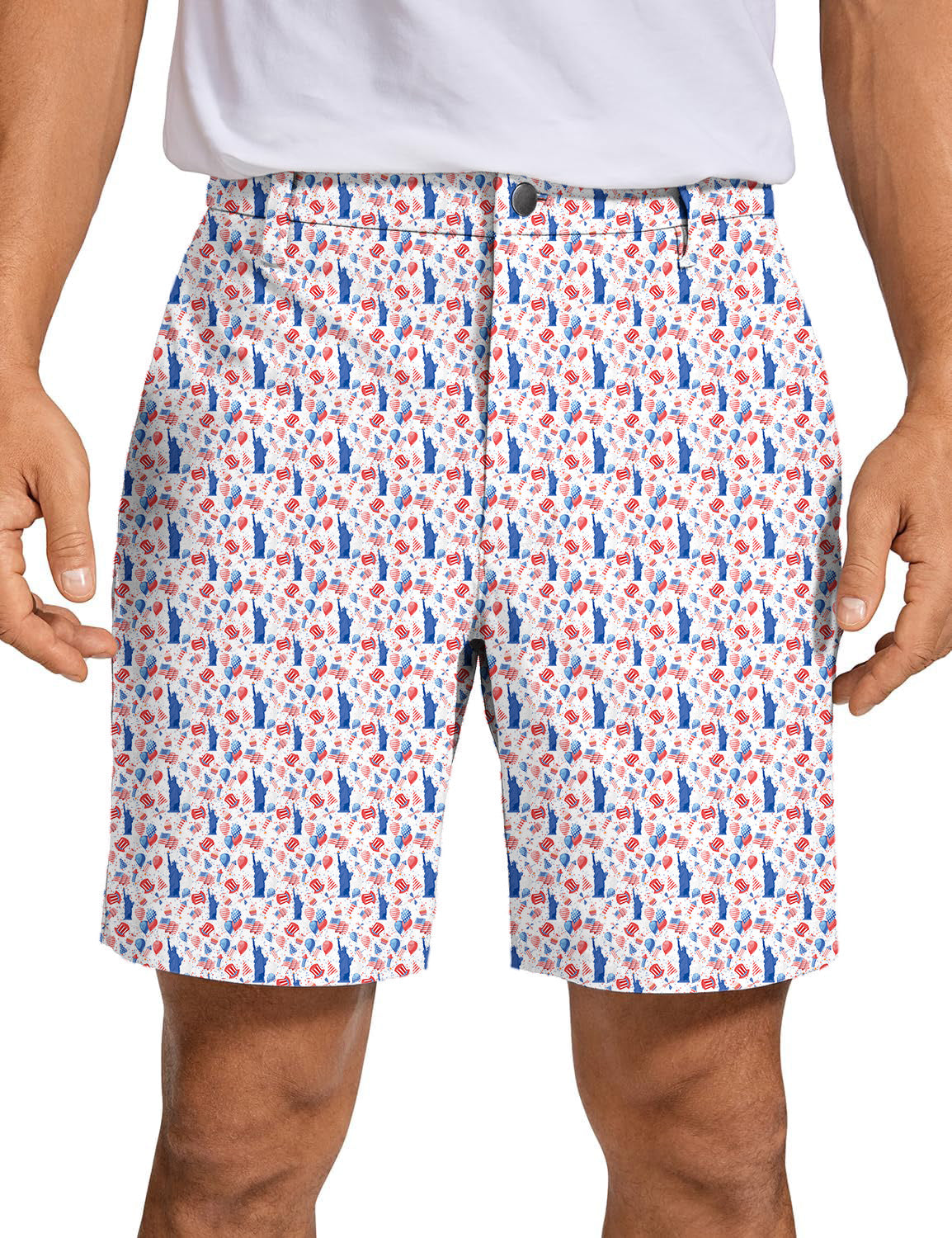 Men American national symbols Golf Shorts