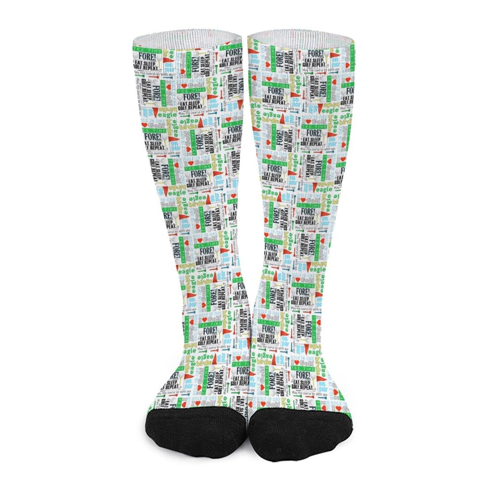 I love golf Prined socks Gifts for Men Women