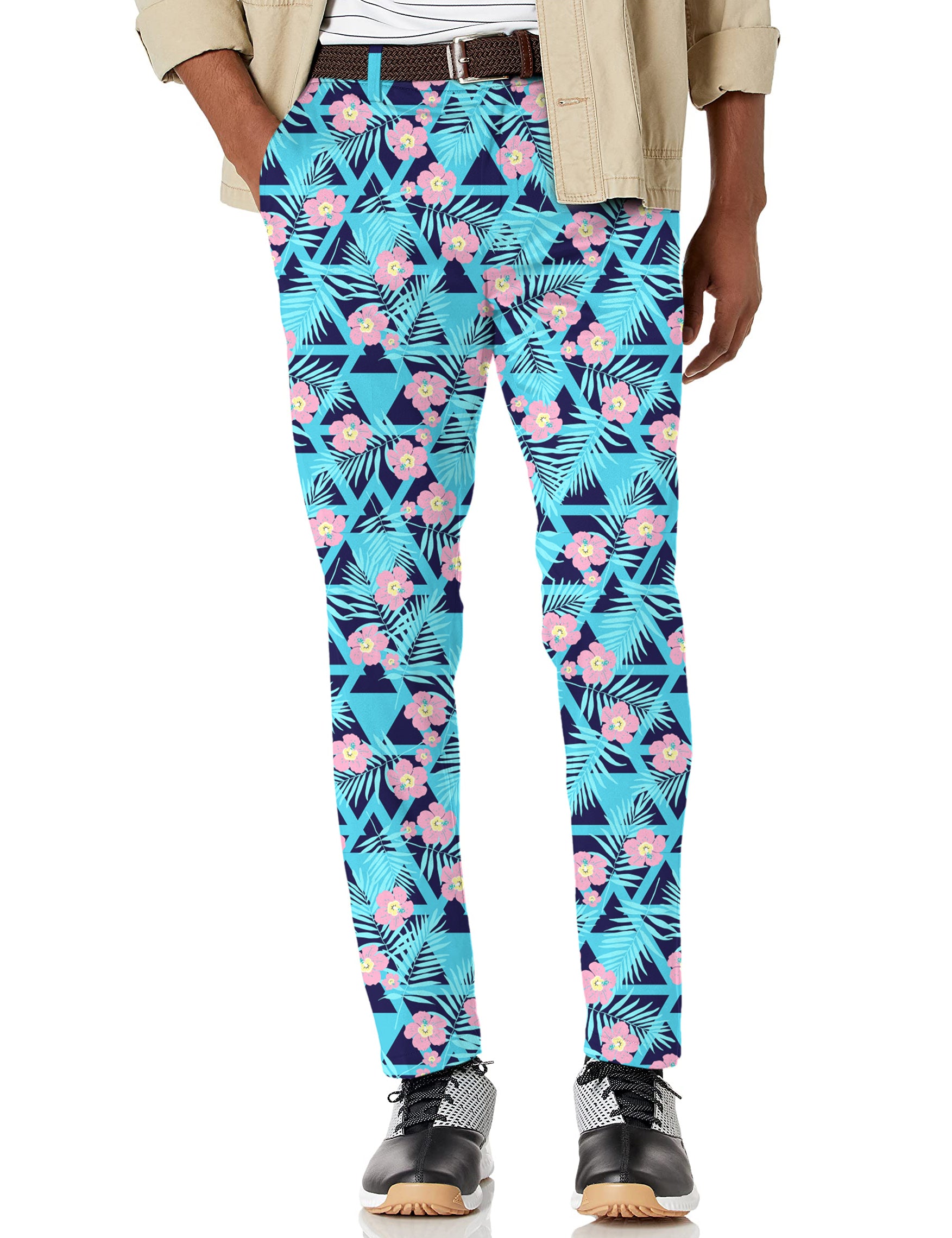 Men's Tropical Bloom Stretch Golf Pants