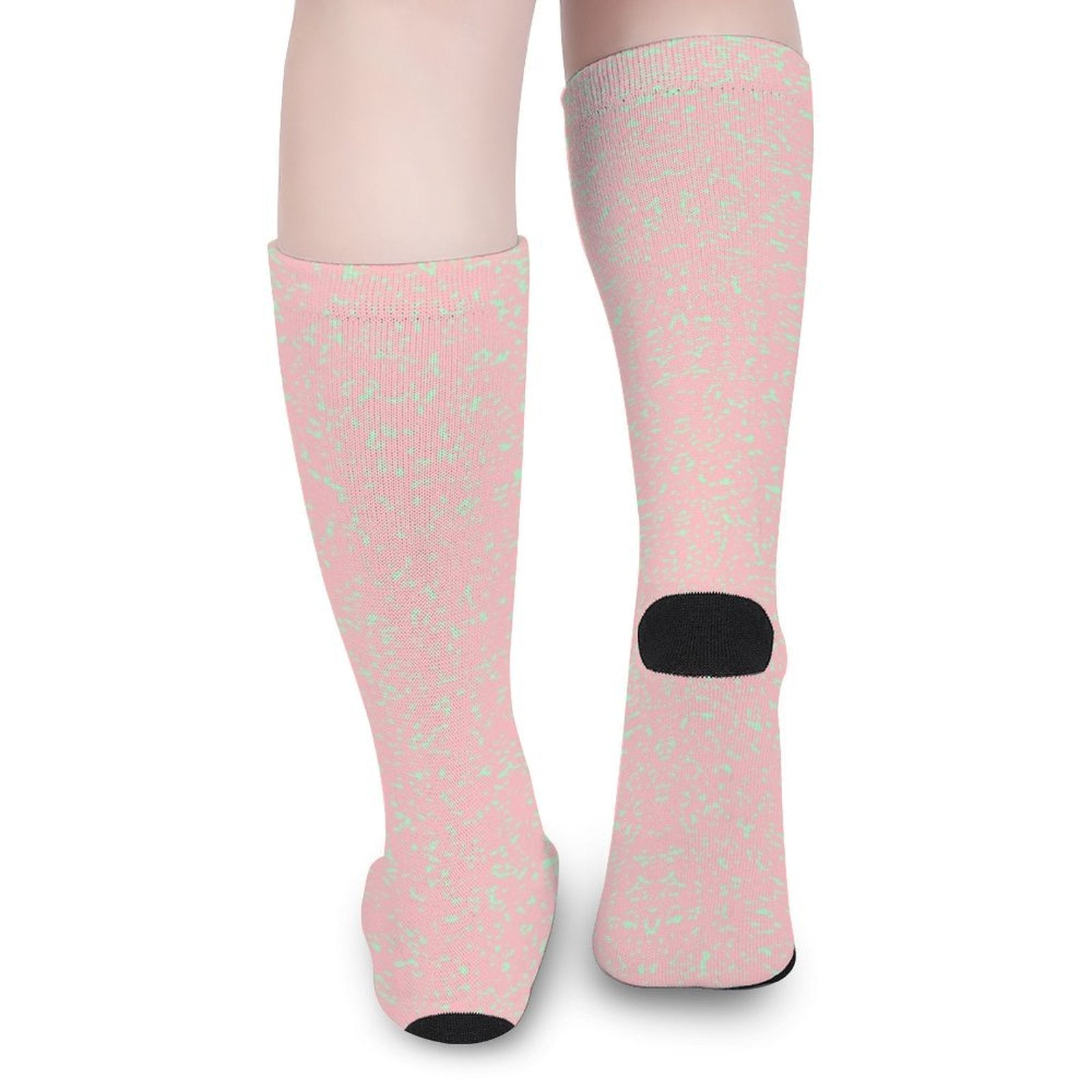 Pastel Pink Fusion Prined socks Gifts for Men Women