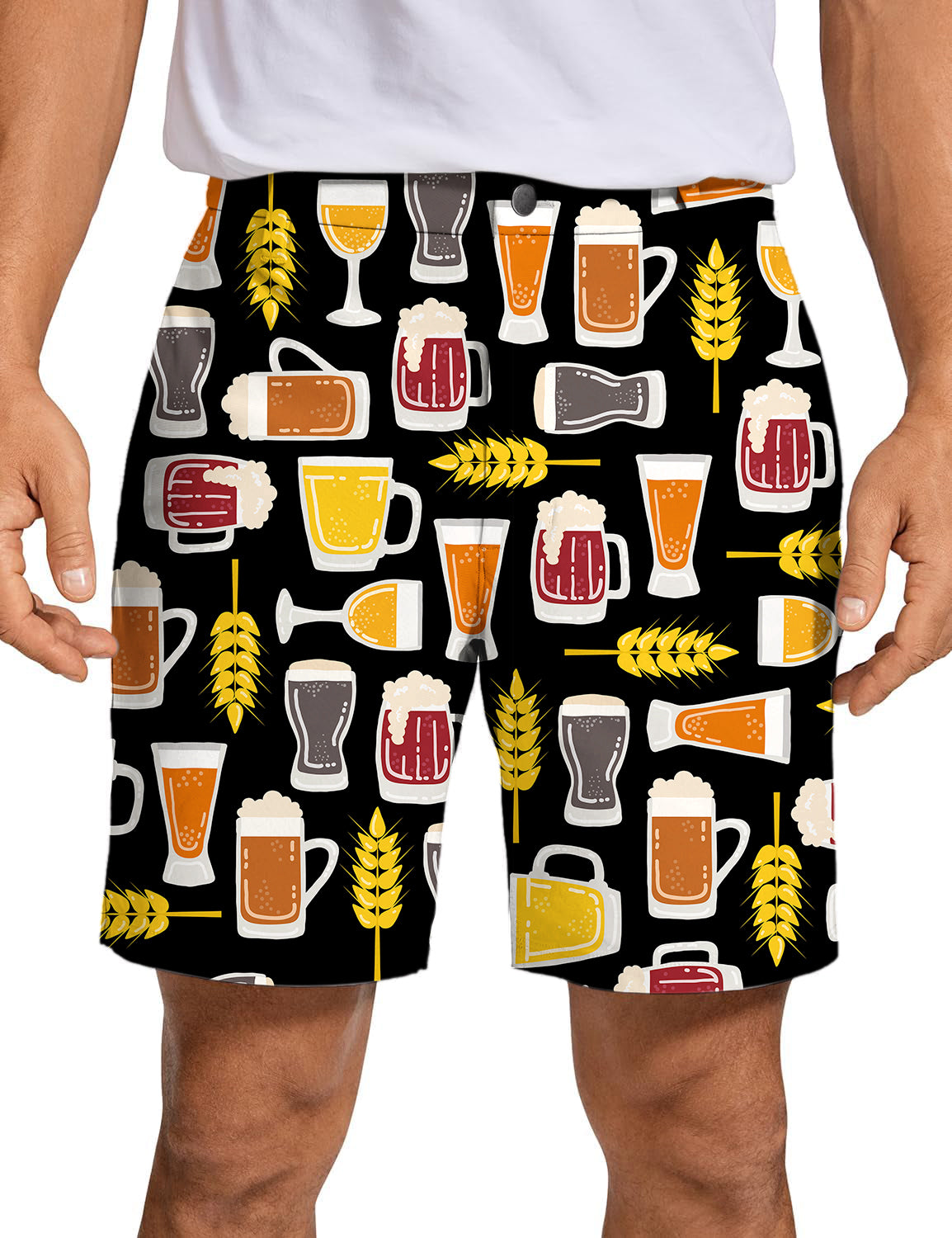 Men's  Fall Brewskis Golf Shorts