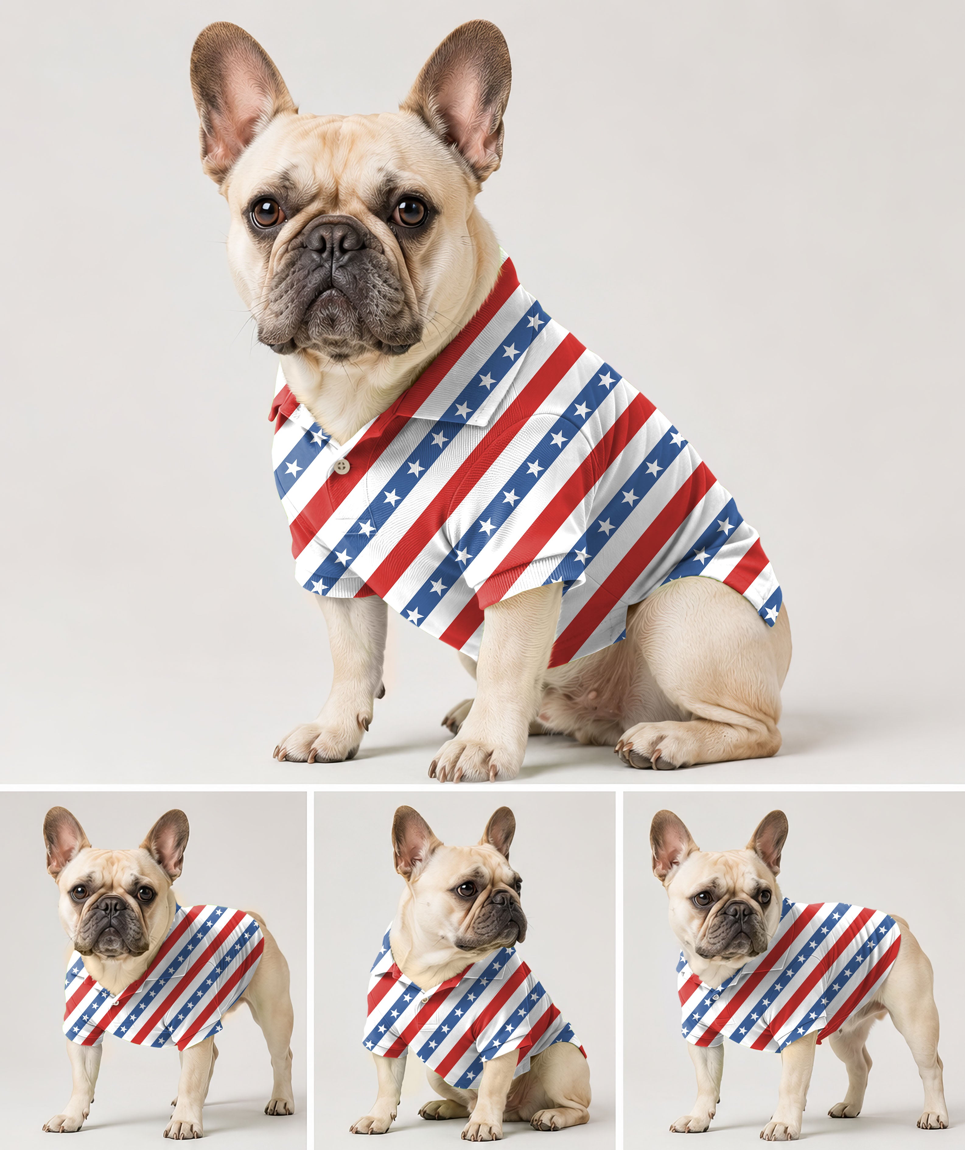 Dog's Golf Polo American President Day