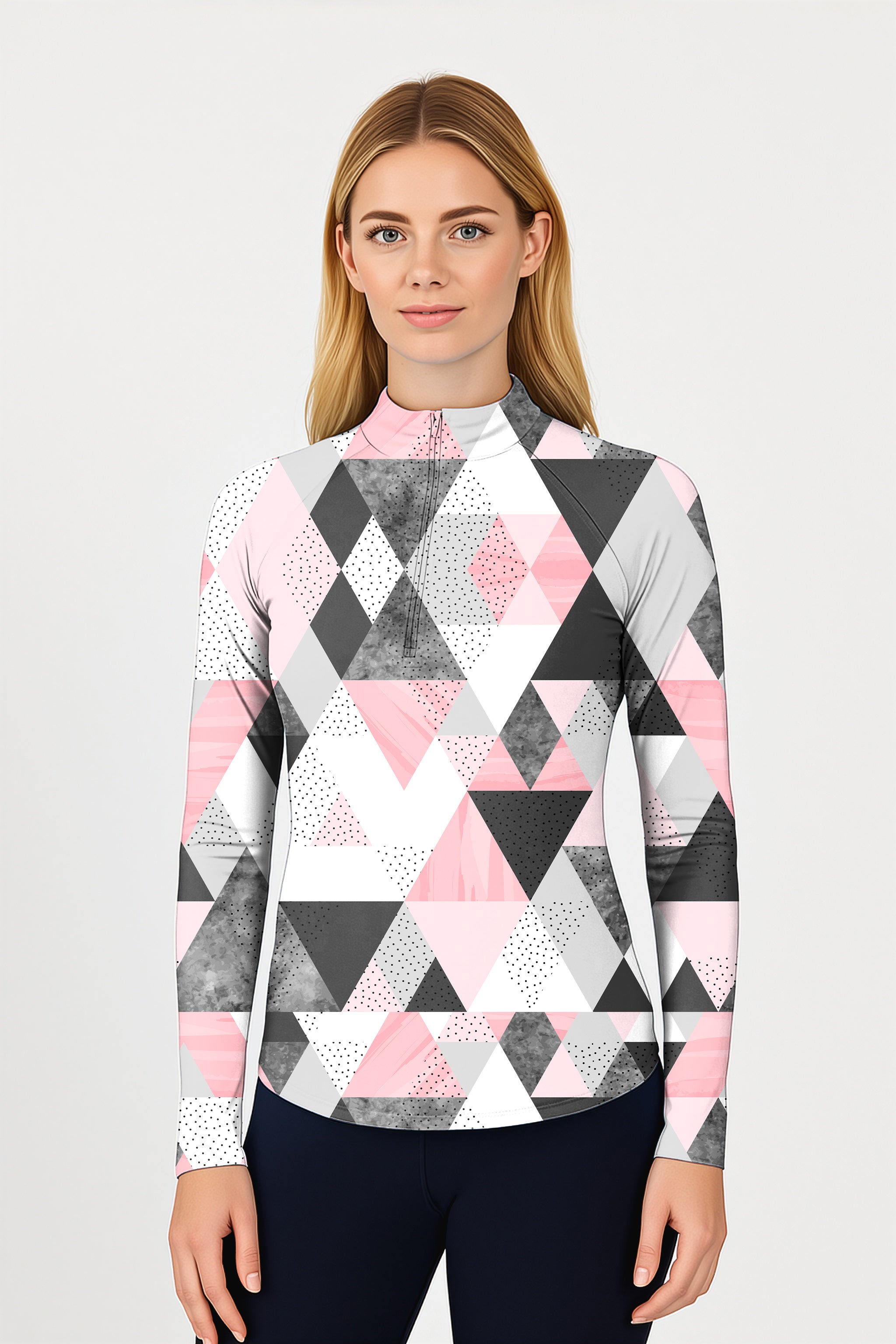 On Par Sale price Women's Golf Active 3/4 Zip Top