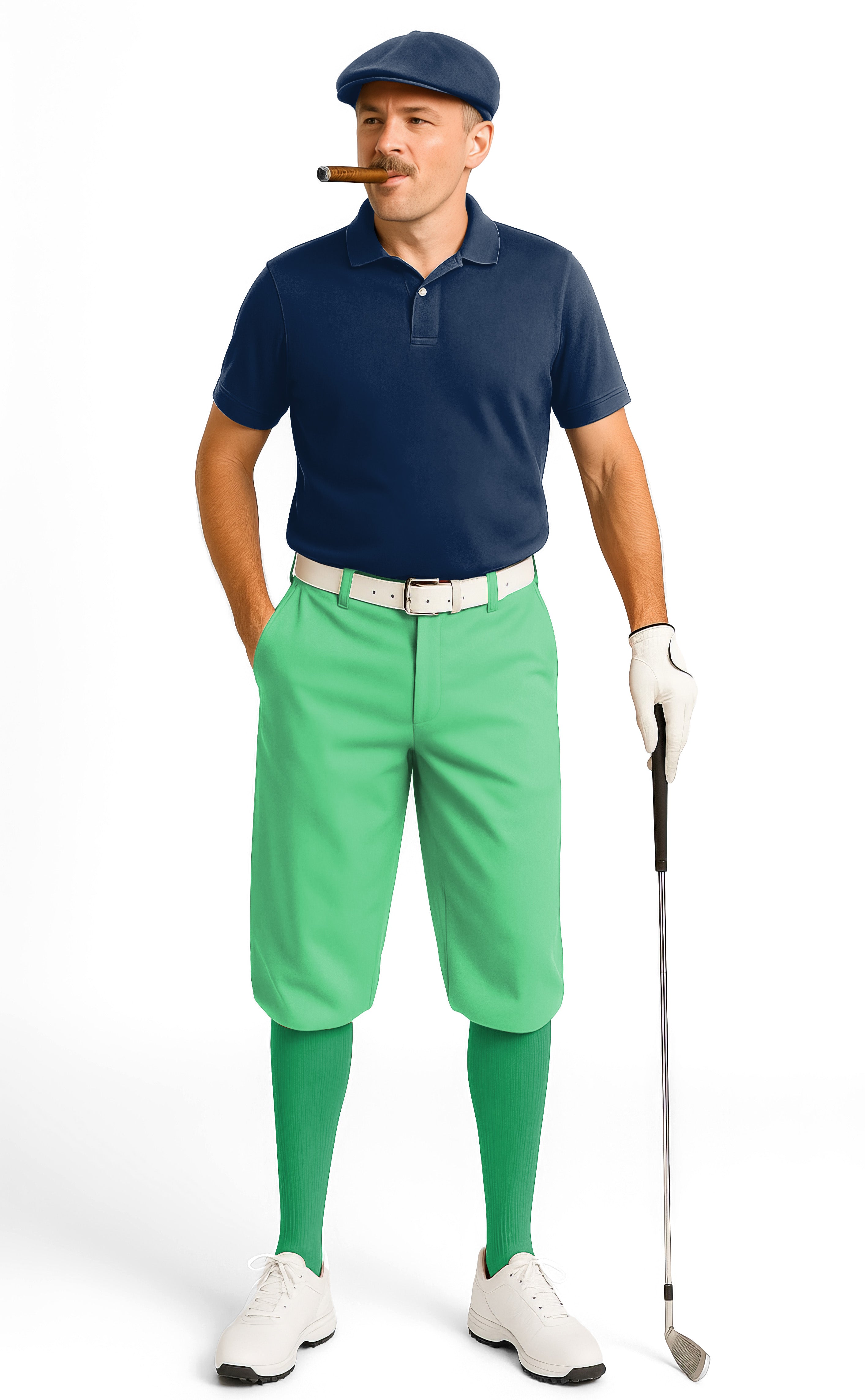 pure pea-Men's Golf Knickers Pants