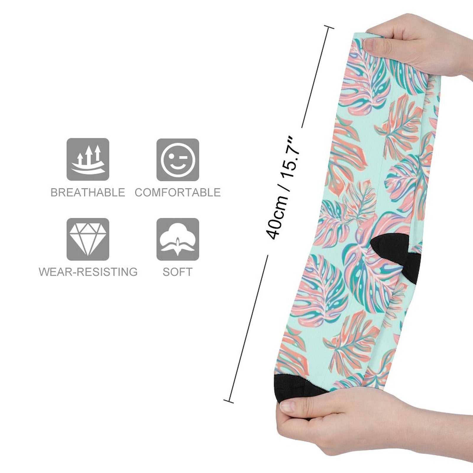 Magic Leaves Prined socks Gifts for Men Women