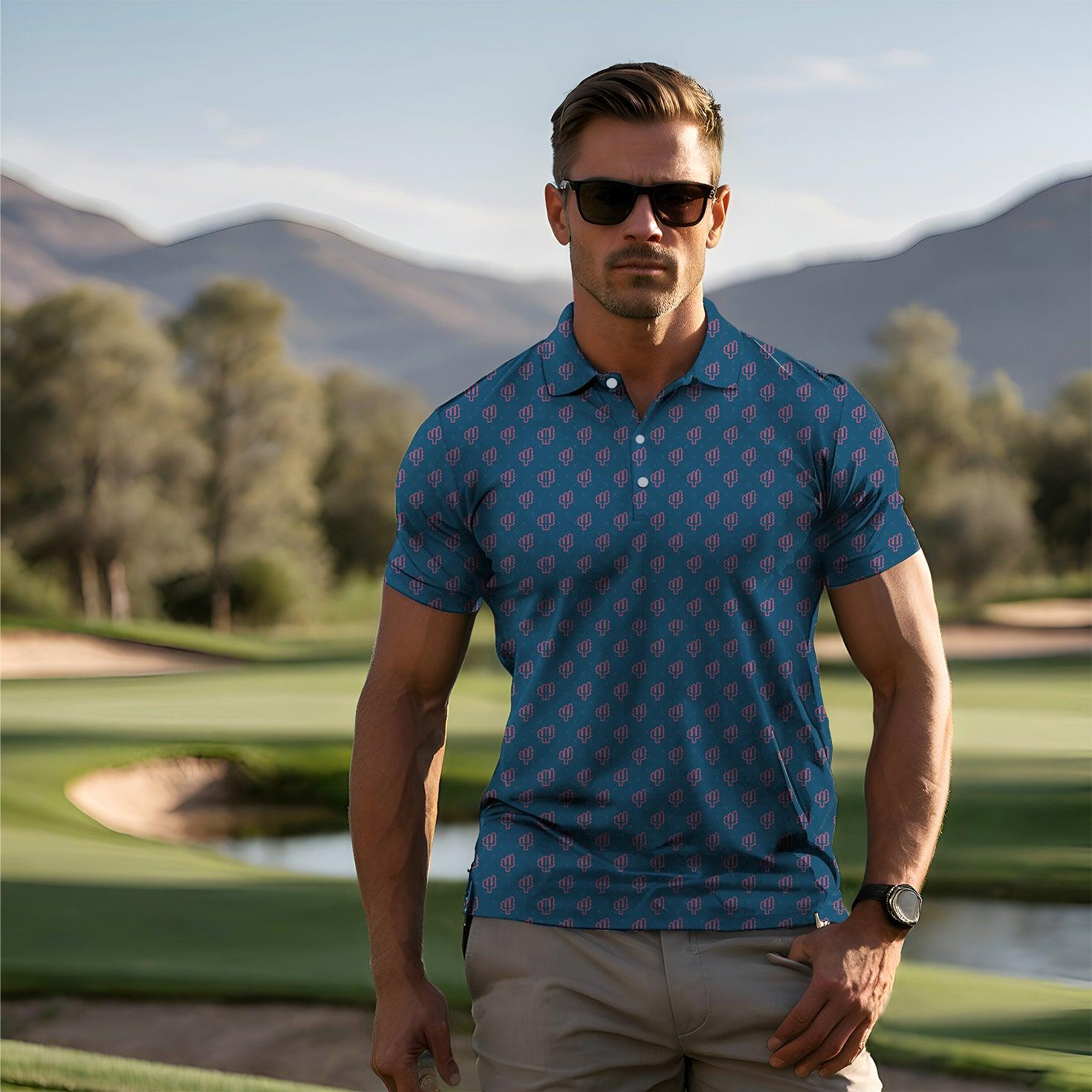 Men's Cool Cactus golf polo