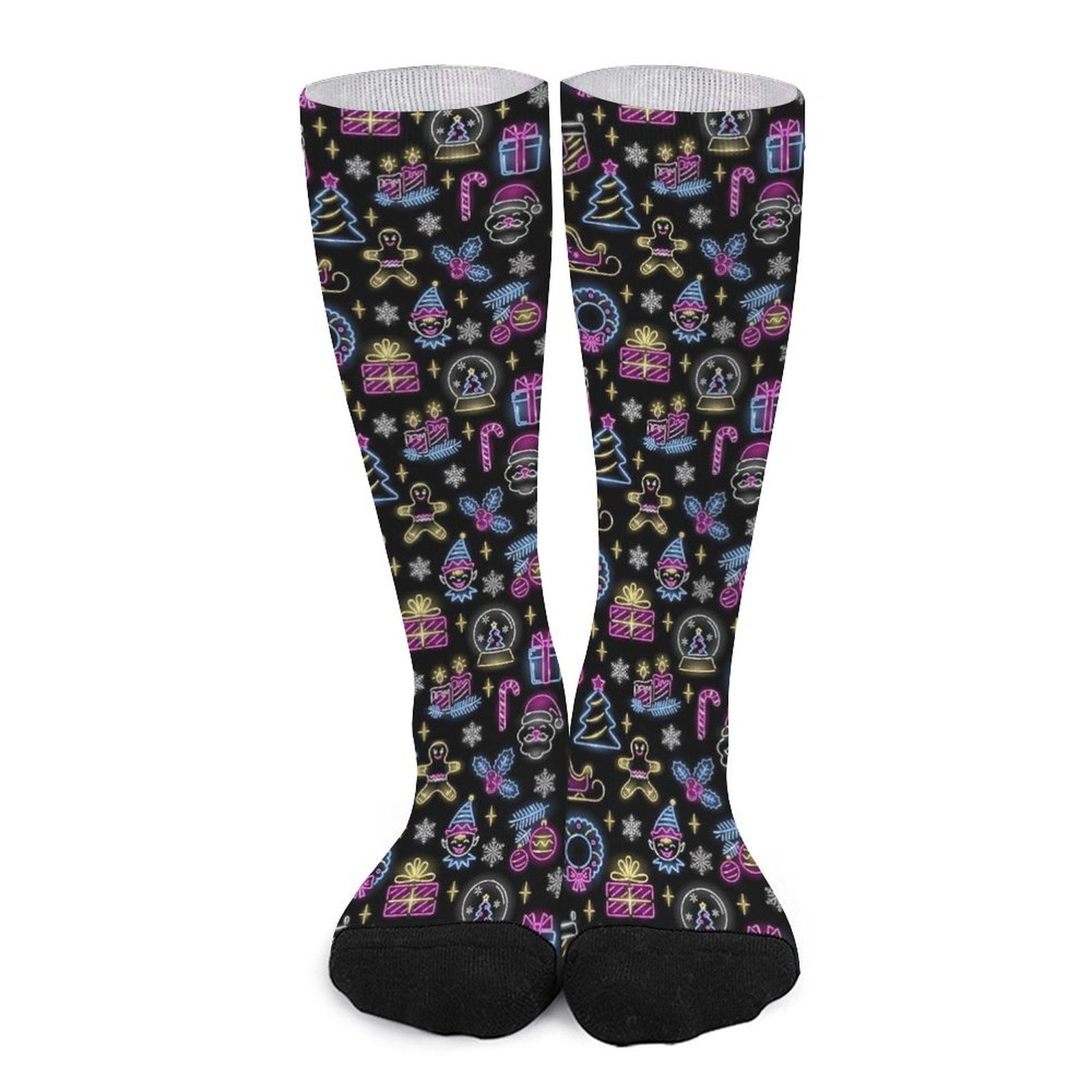 The Season Neon Christmas Prined socks Gifts for Men Women