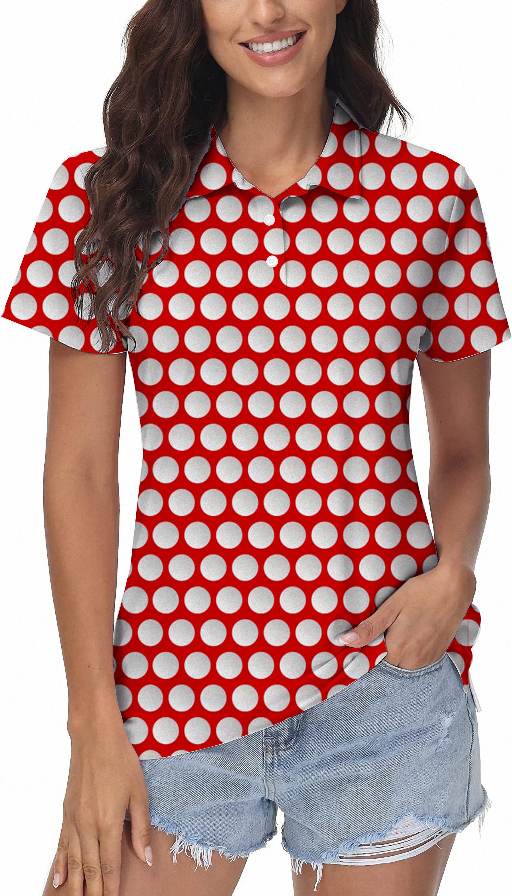 golf ball Women's Golf Polo