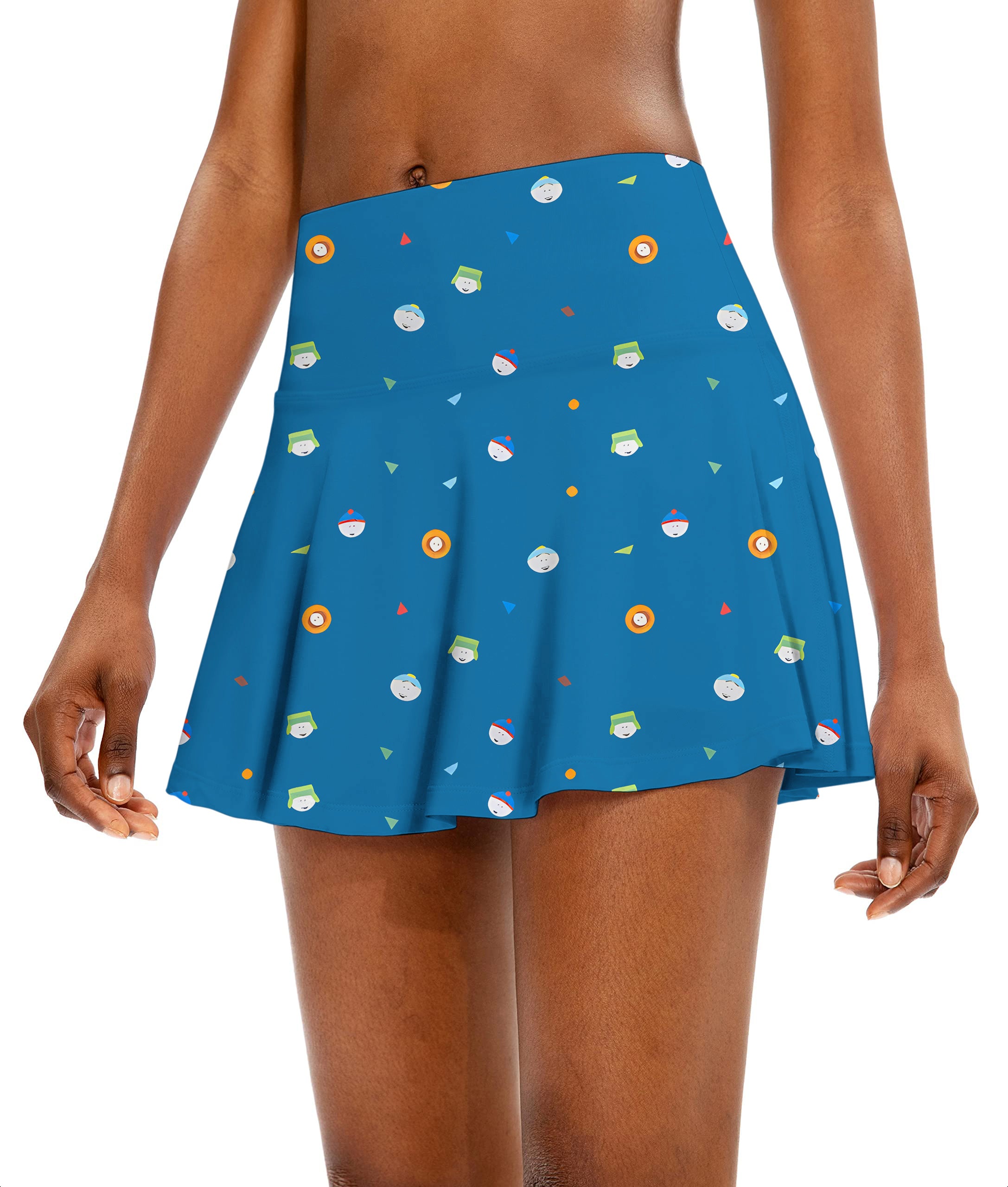 South Park Women's Athletic Golf Skorts Flared Skirts