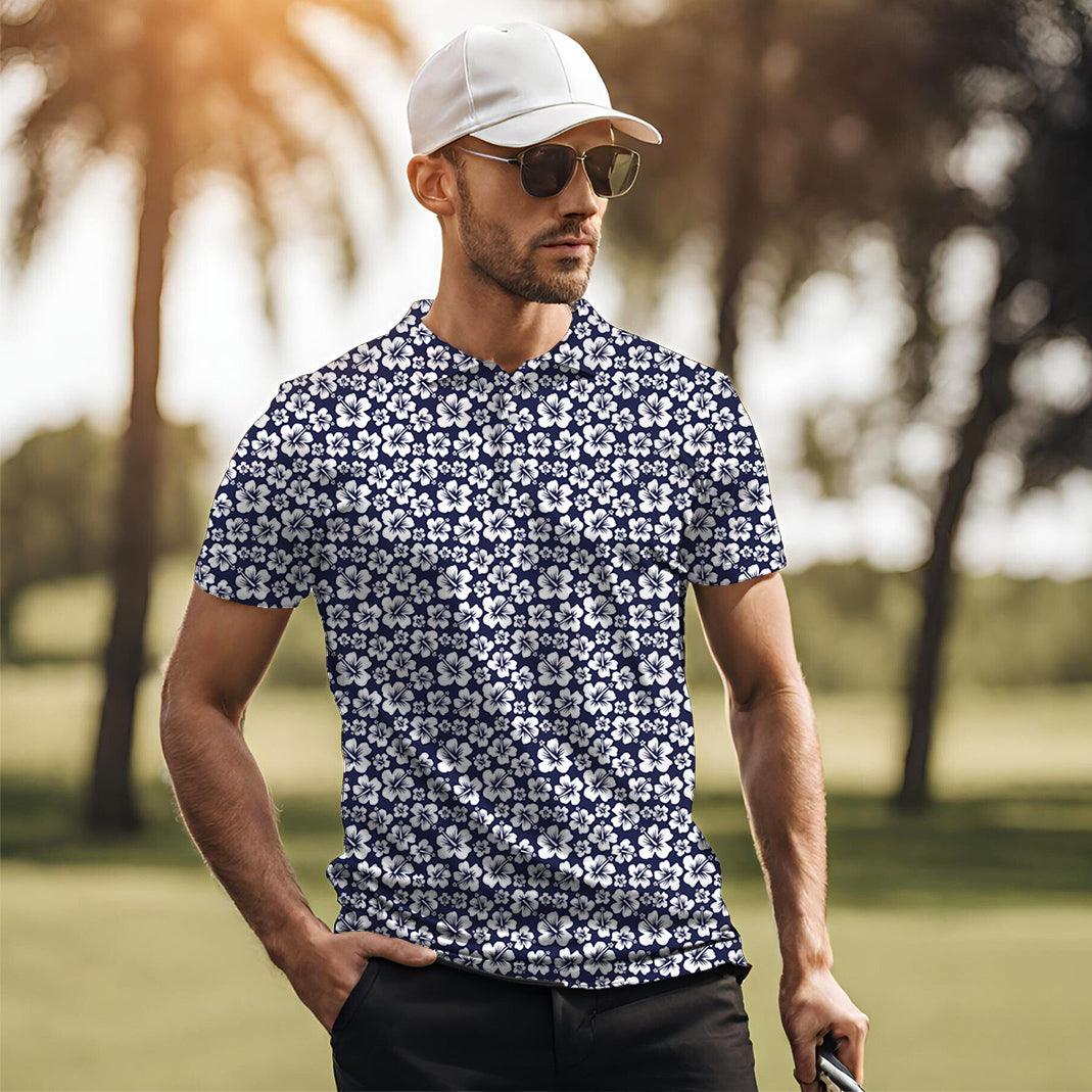 Men's Summer Daisy golf polo