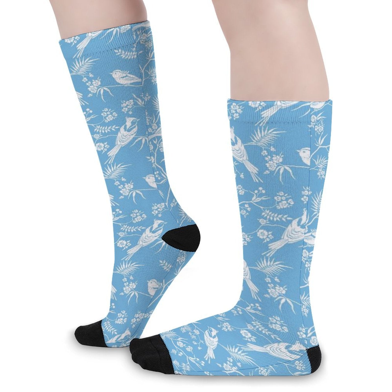 Blooming Branches Trees and Birds Prined socks Gifts for Men Women