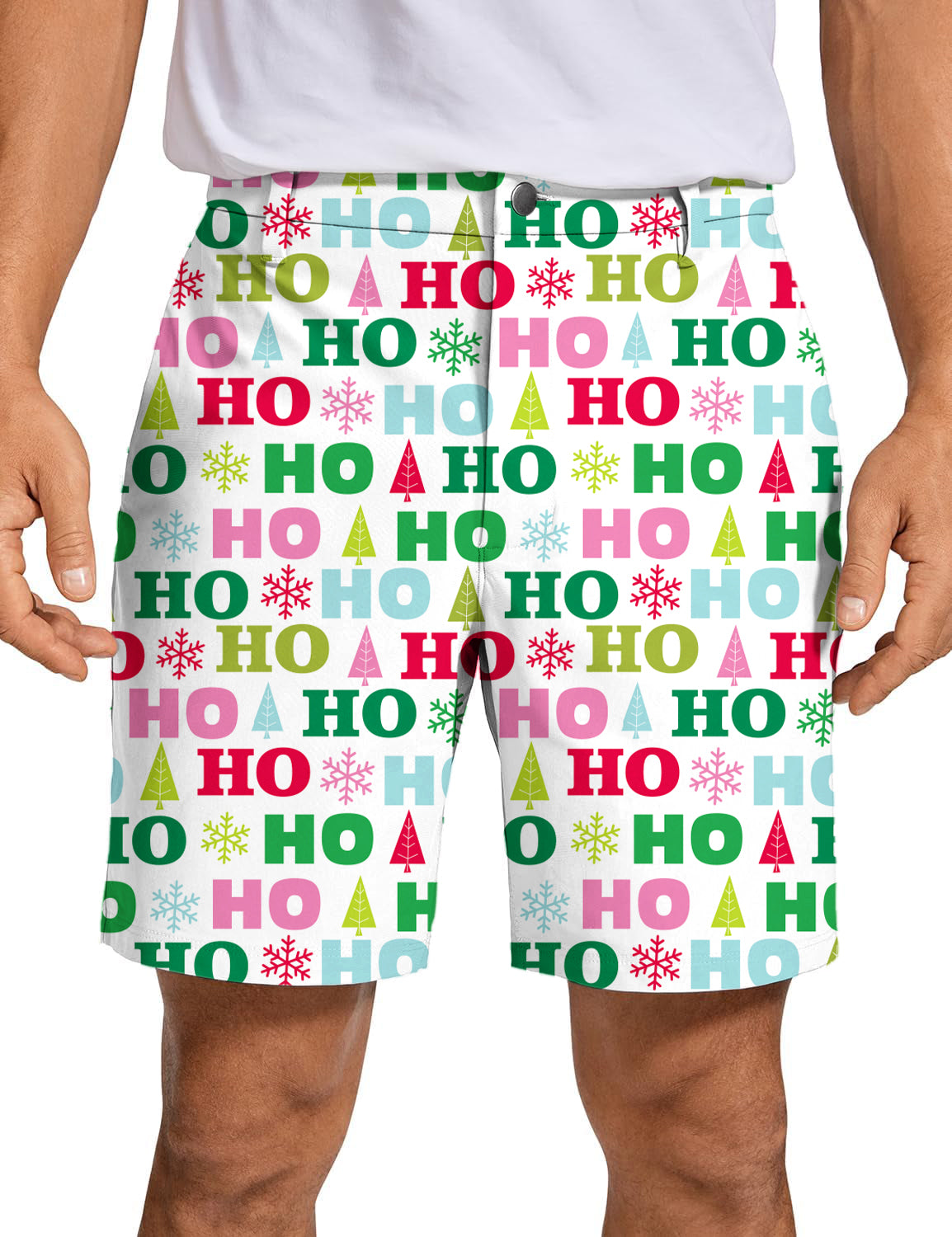 Men's Christmas HO Golf Shorts