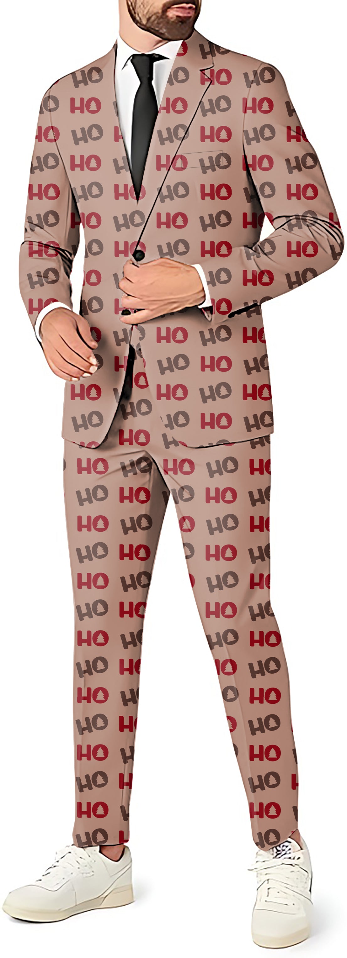 Christmas Tree HO Men's Party Costumes-Theme Party 2 or 3pcs Suit set-Blazer Pants & Vest
