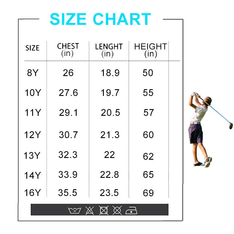 Youth  Golf posture Golf Polo