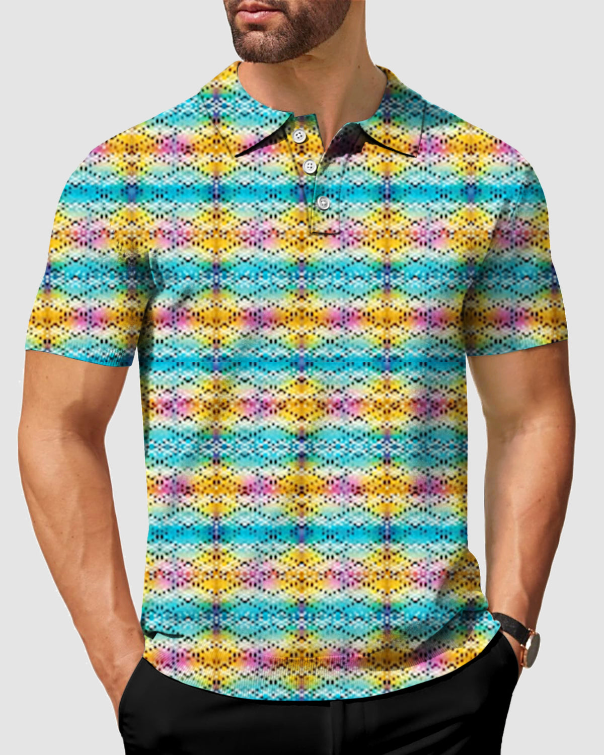 Fffeff Poker and Casino Men's golf polo