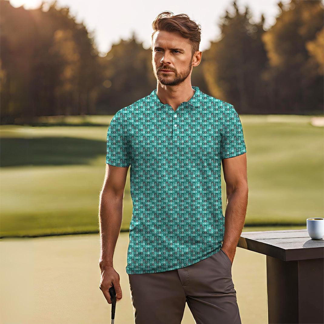 Men's Pole Dance golf polo