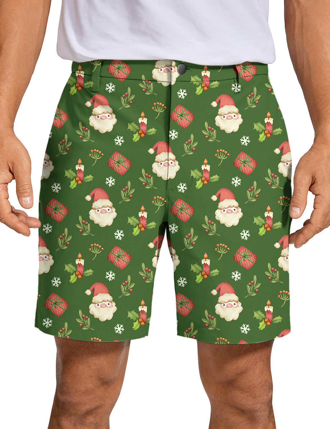 Men's Marry Christmas Gift Golf Shorts