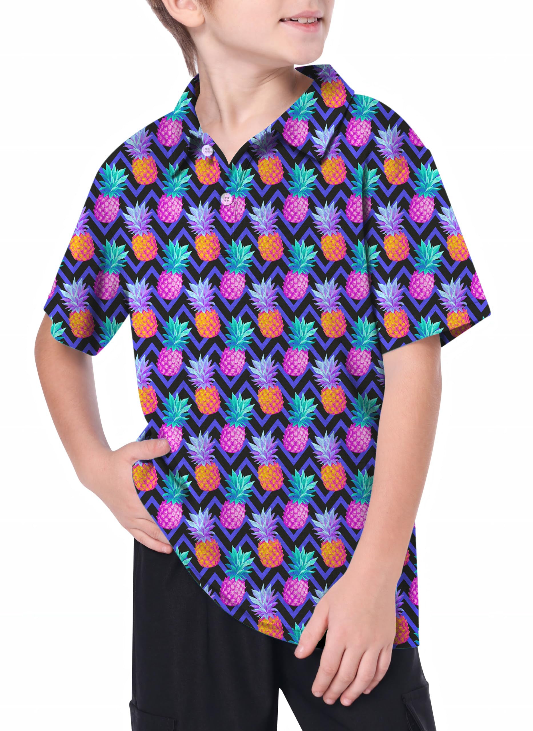 Youth pineapple Golf Polo