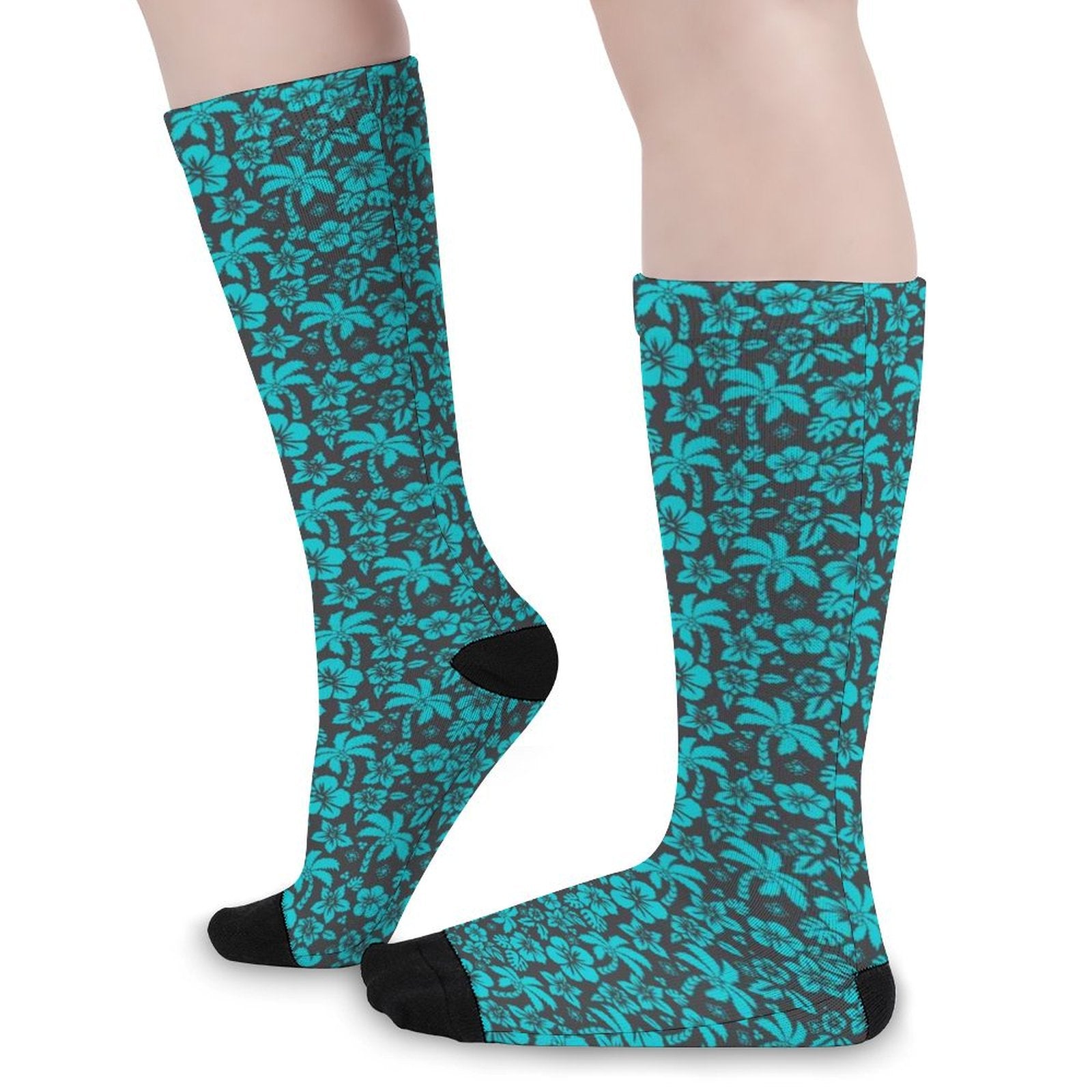 Tropical Hibiscus Prined socks Gifts for Men Women