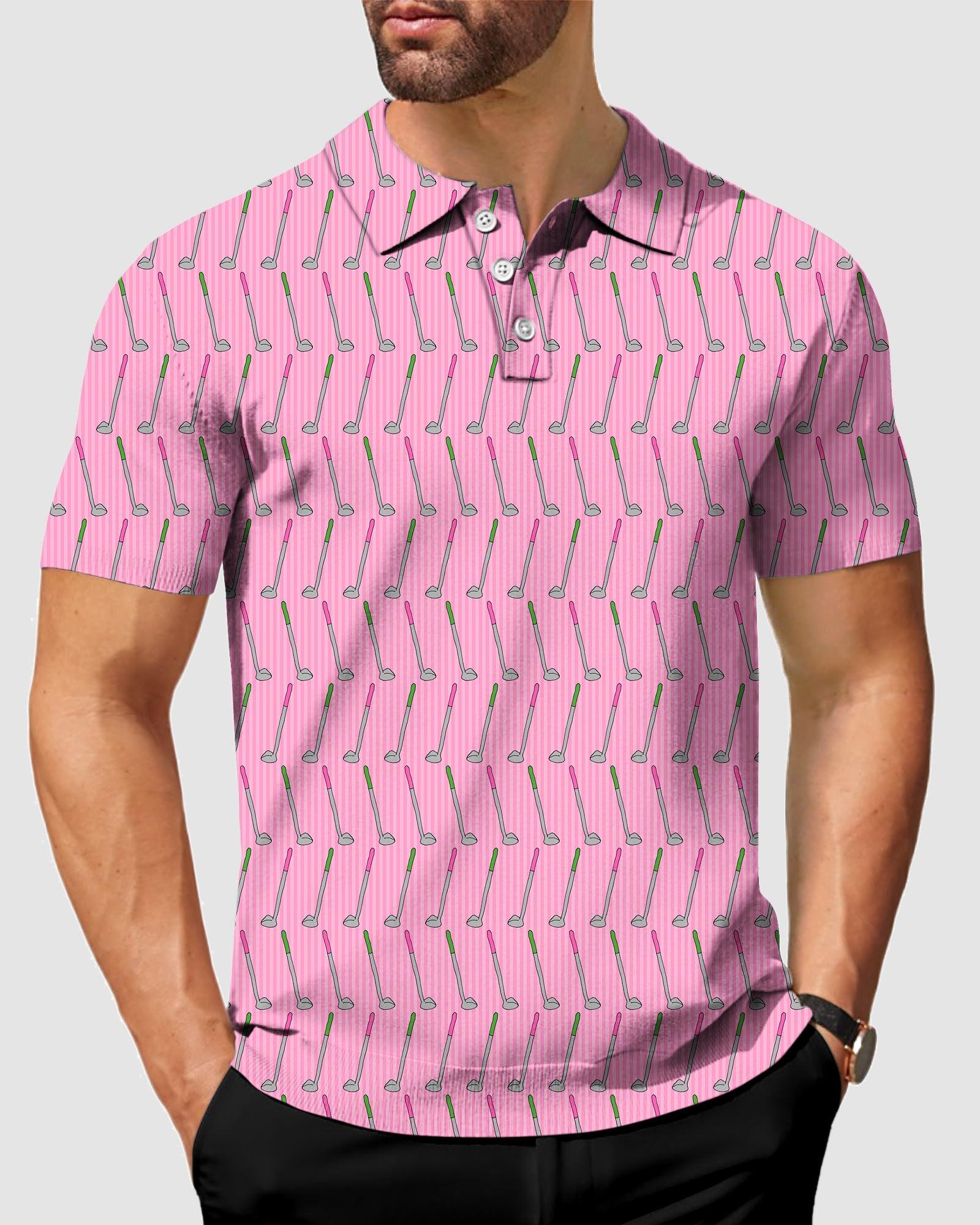 Men's golf club golf polo