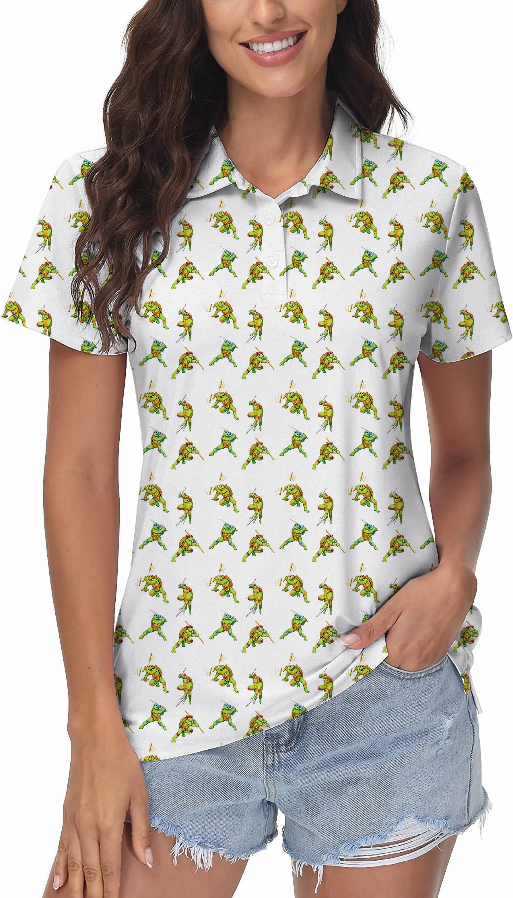 TMNT - COWABUNGA CLASSIC Women's Golf Polo