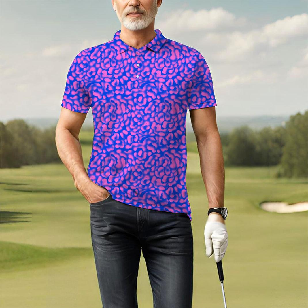 Space Aura-Men's golf polo