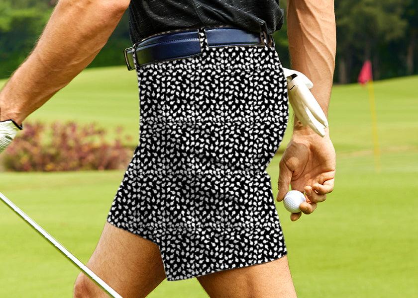 Men Middle Finger Golf Shorts