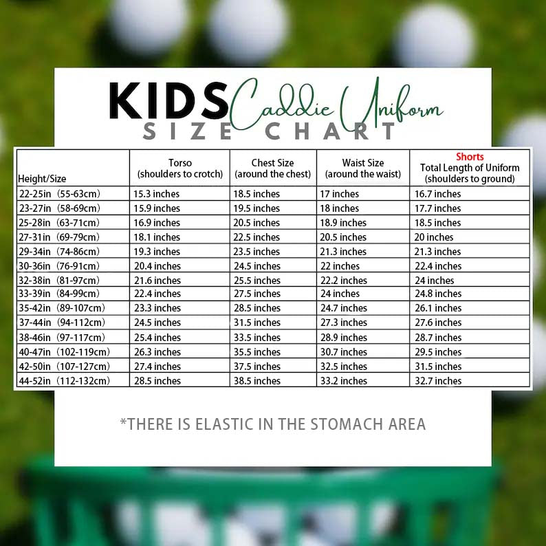 Custom Golf Shorts Suit for kids Golf White-Green Suit Children's Jumpsuit Baby Golf Birthday Uniform With Hat
