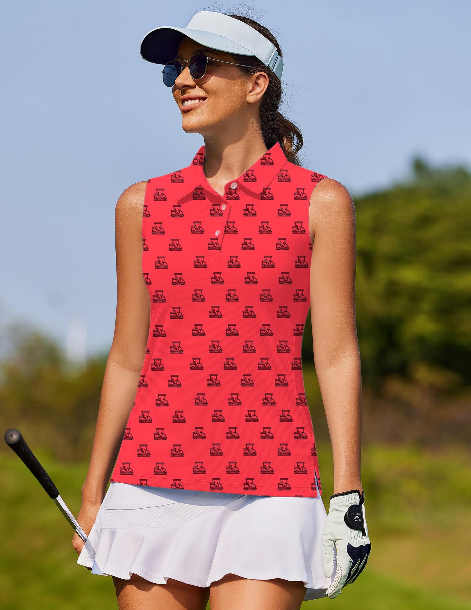 Golf Cart Women's golf Sleeveless shirt