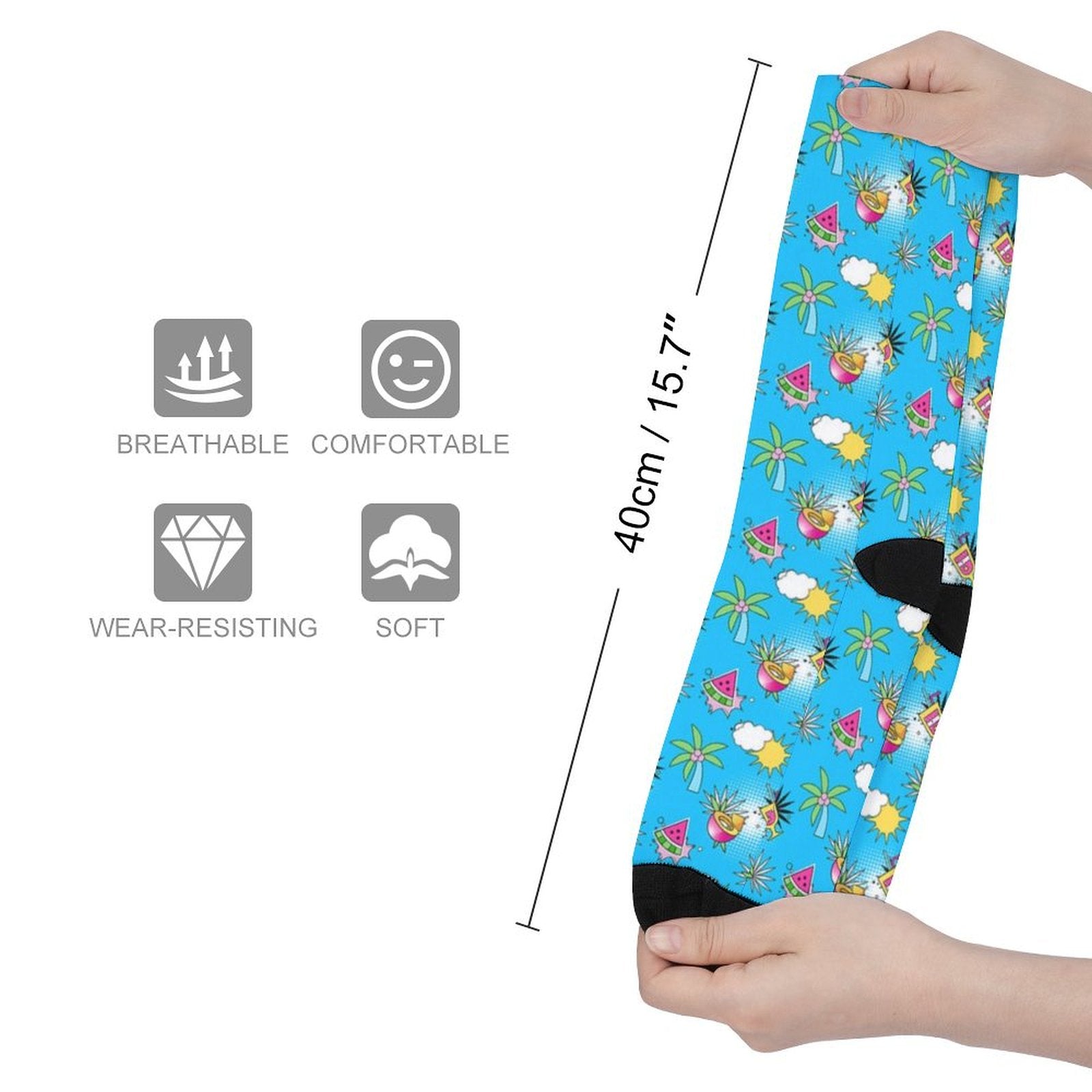 Perfect Summer Prined socks Gifts for Men Women