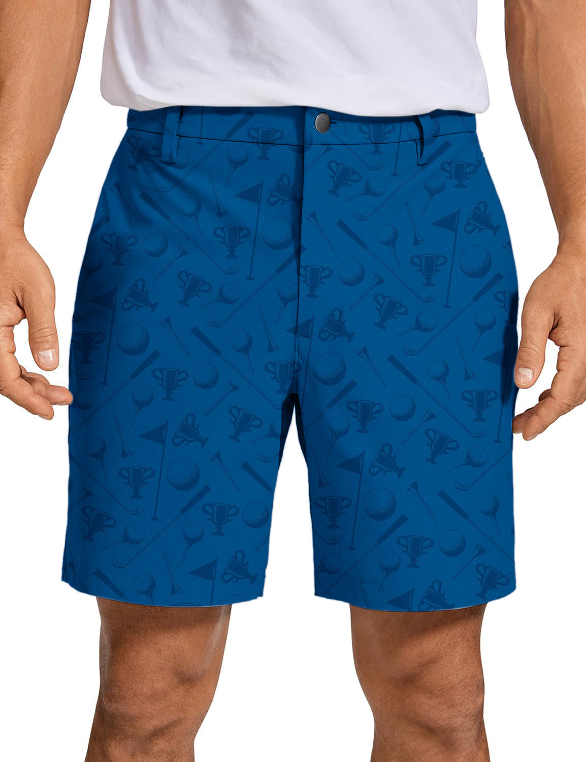 Men's navy blue Golf Shorts