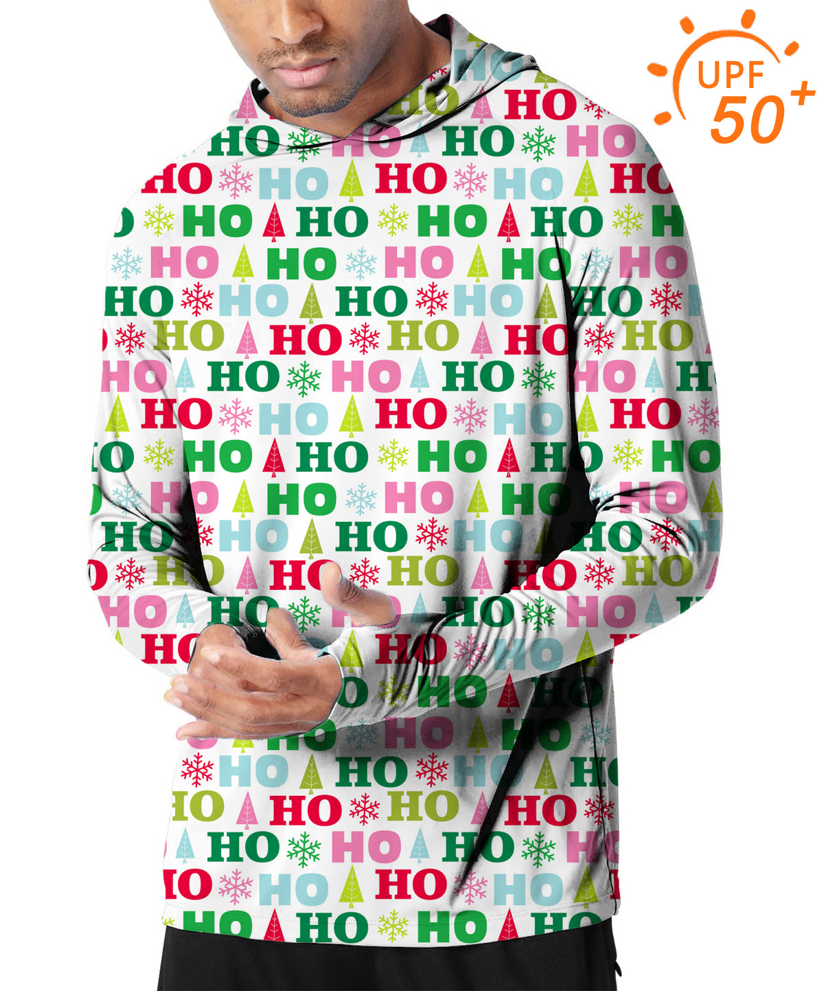 Men's Outdoor Christmas HO Golf Sun Protection Loose Fit  hoodies