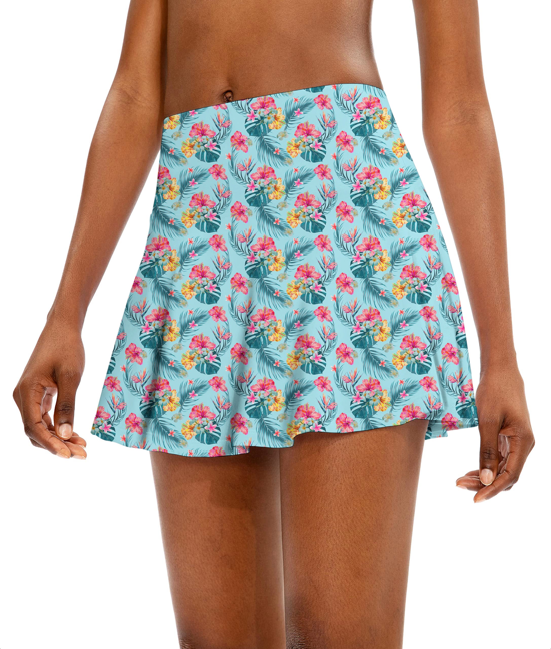 Tropics Women's Athletic Golf Skorts Flared Skirts