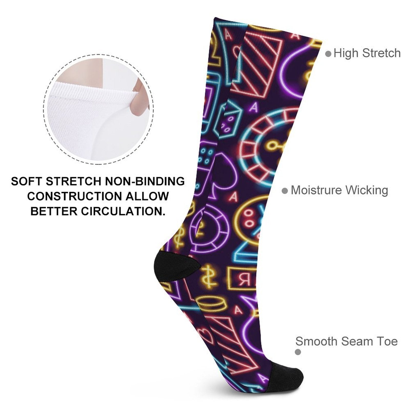 Money Shot BANKROLL Prined socks Gifts for Men Women
