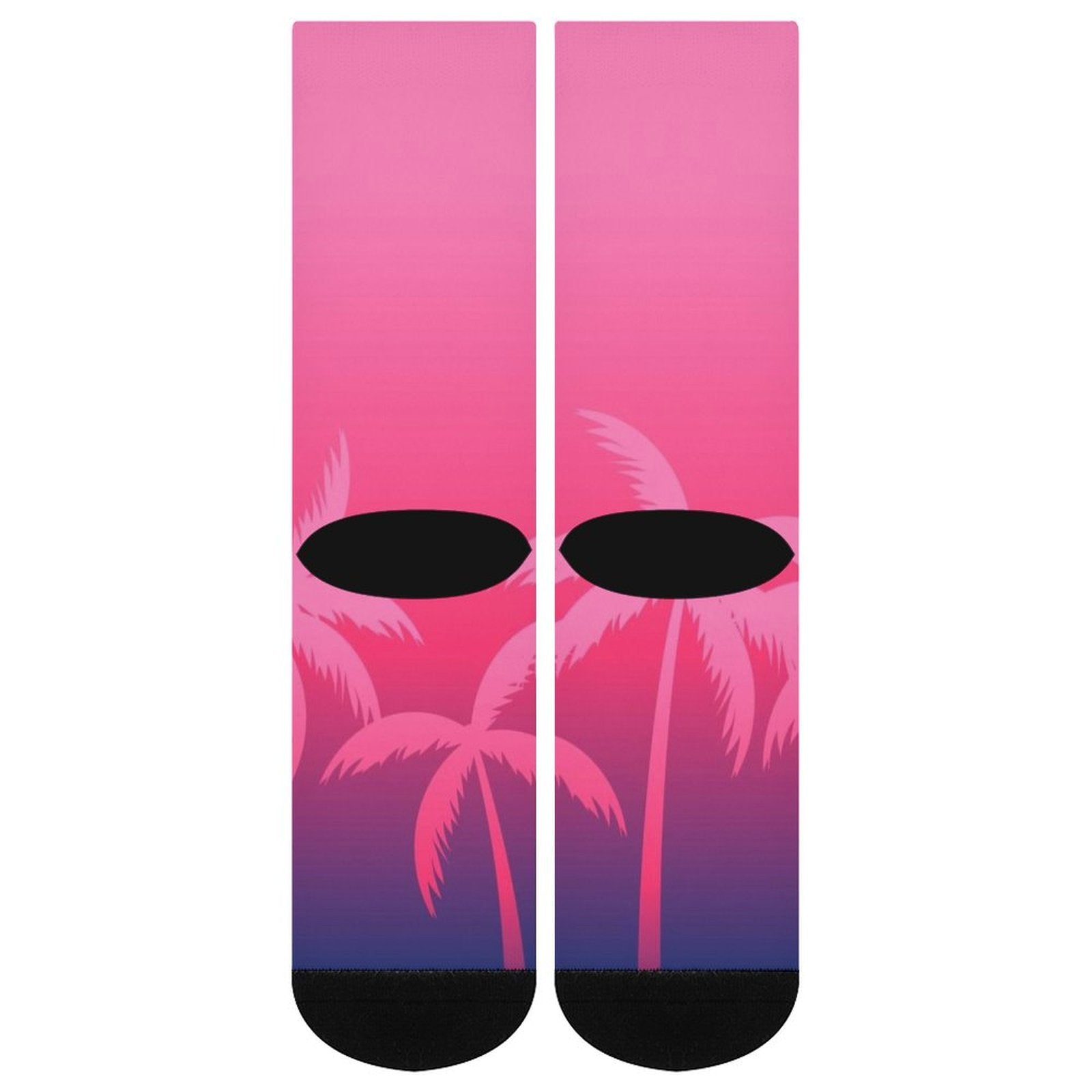 Pink Palm Paradise Prined socks Gifts for Men Women