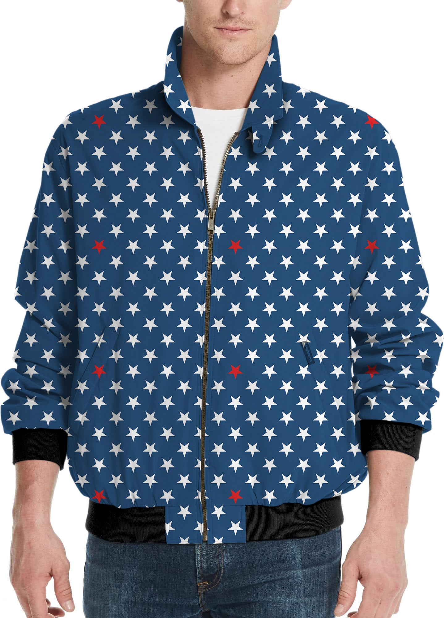 Proud Stars-Men's Golf Windbreaker Light Jacket