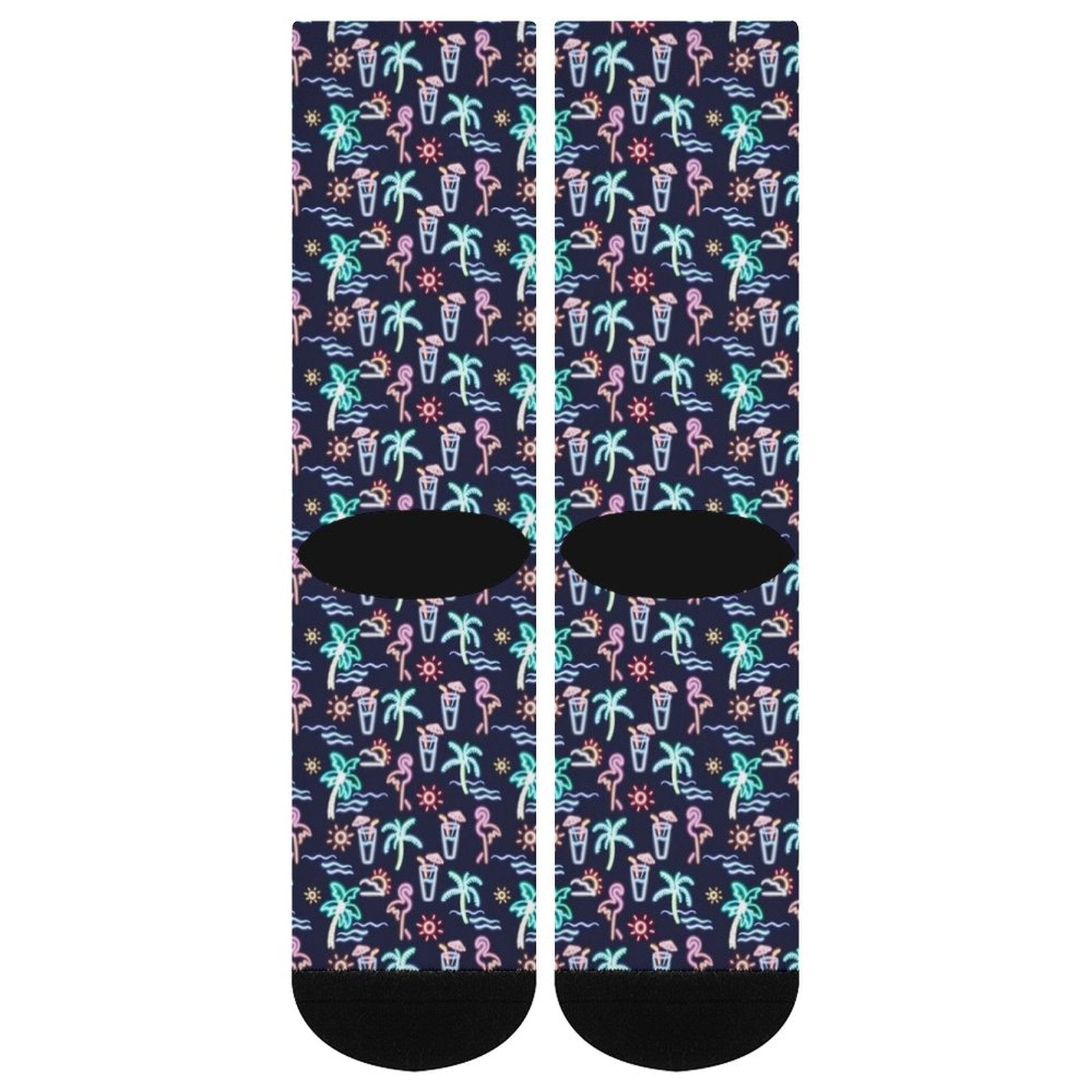 Neon Summer Prined socks Gifts for Men Women