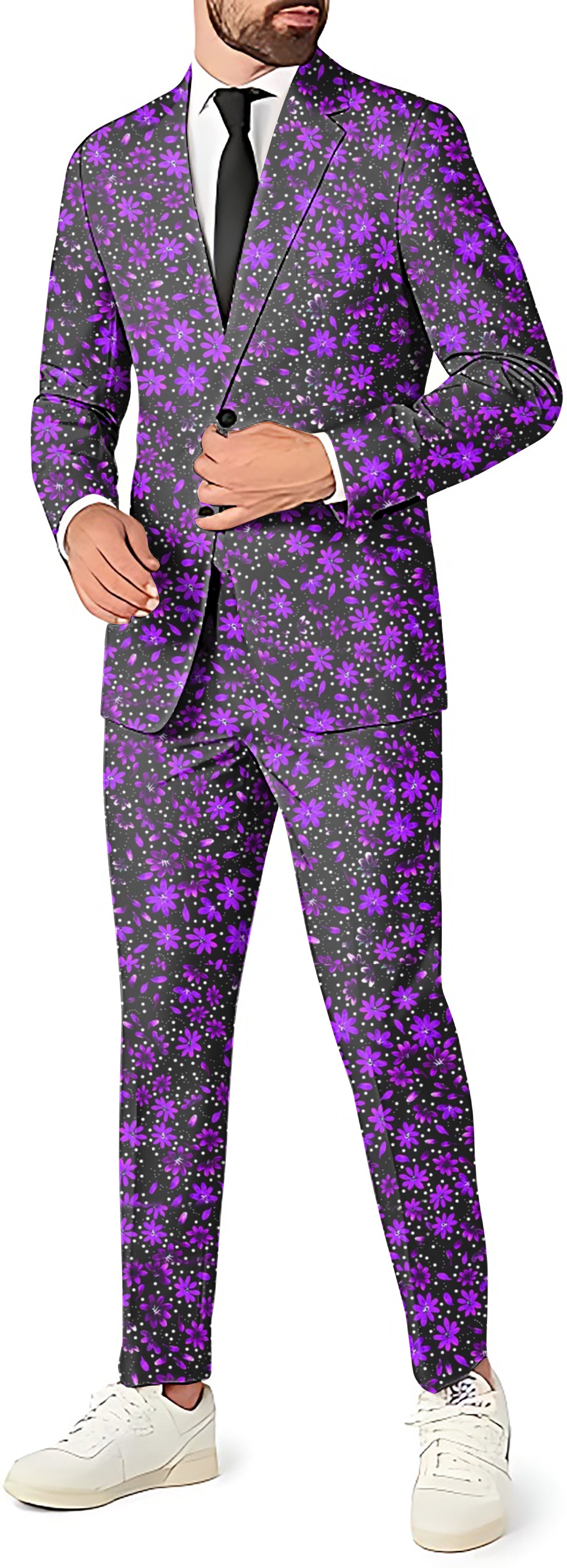 Infinite Daisy Men's Party Costumes-Theme Party 2 or 3pcs Suit set-Blazer Pants & Vest