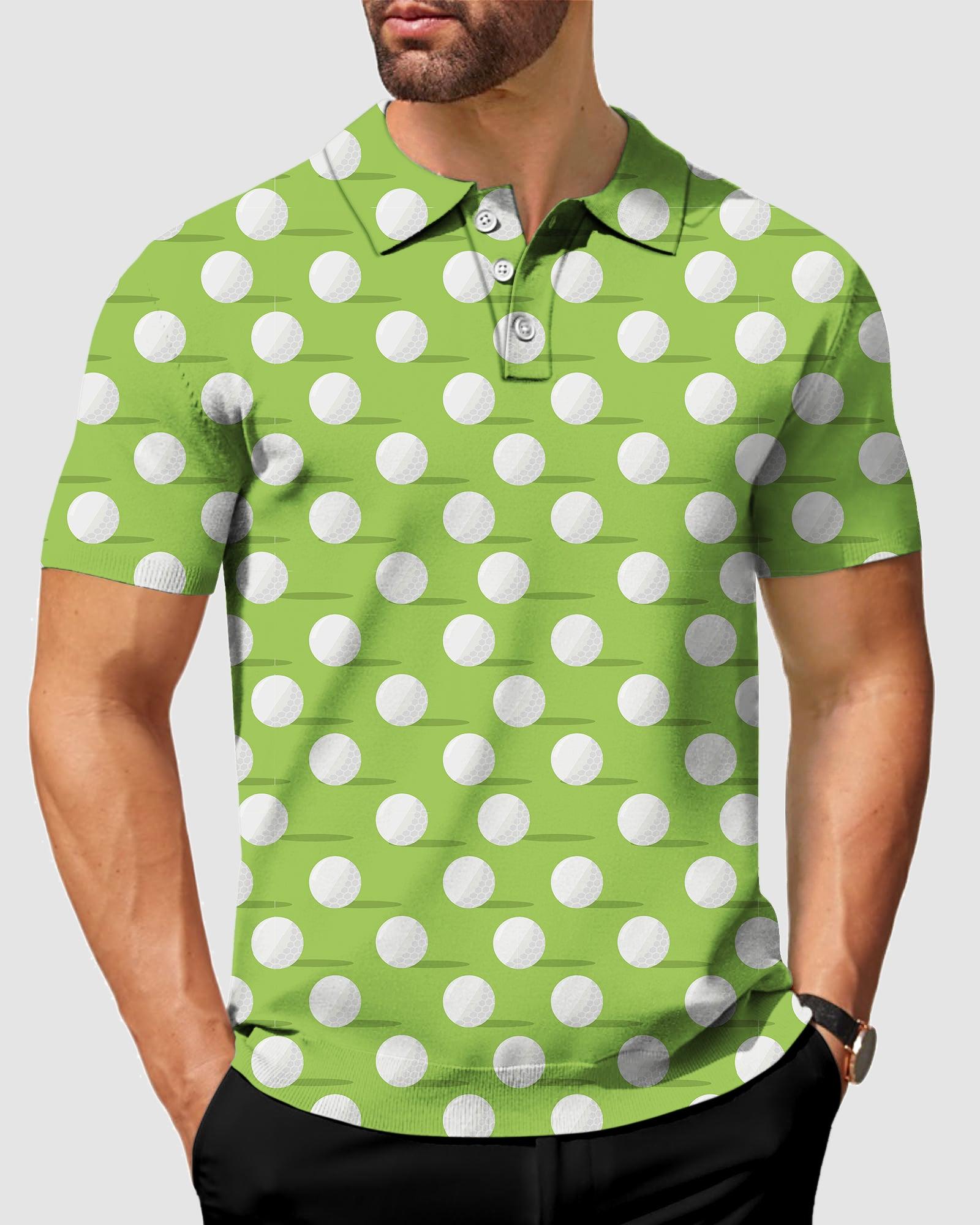 Men's golf ball golf polo